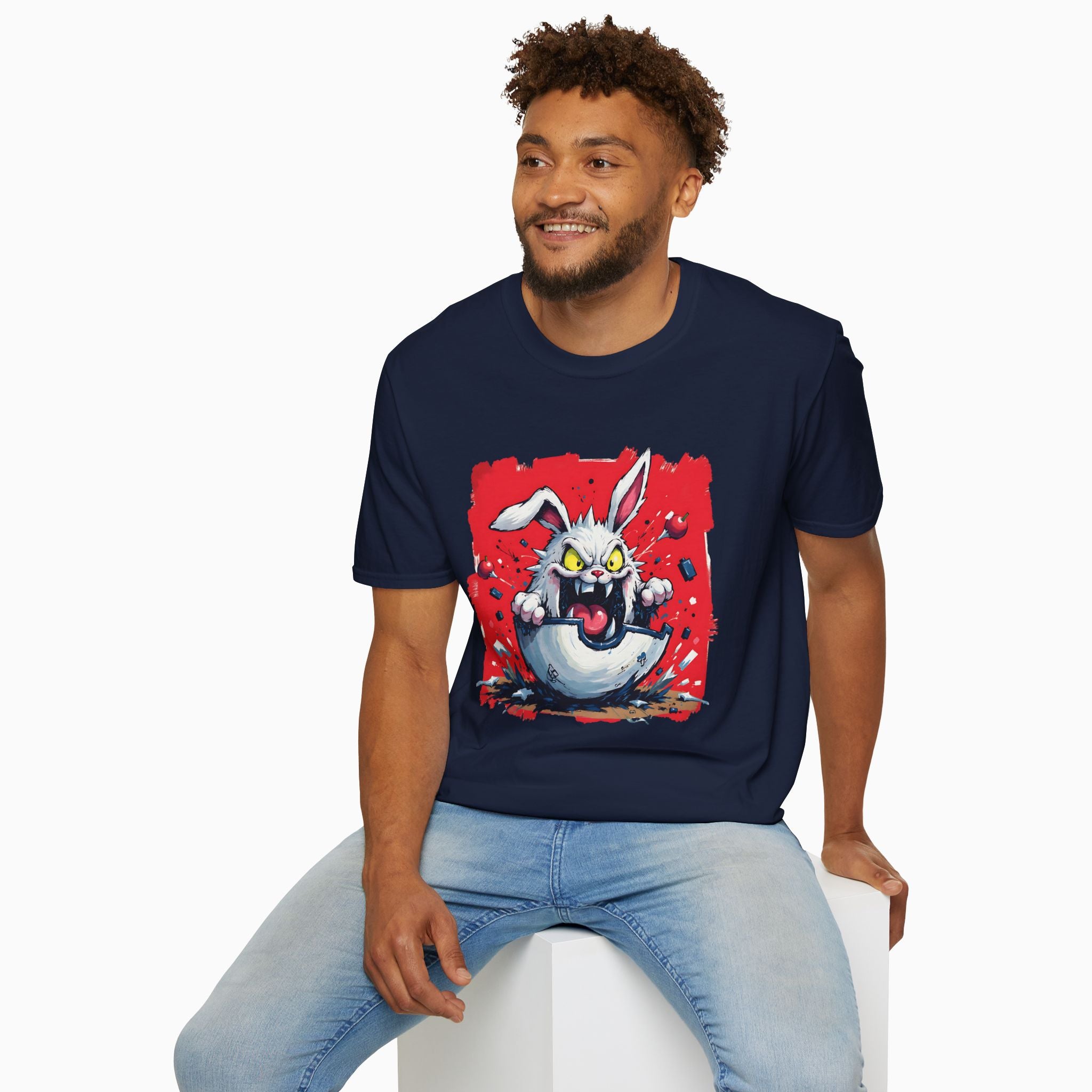 Crazy Rabbit Poké Ball Unisex T-Shirt