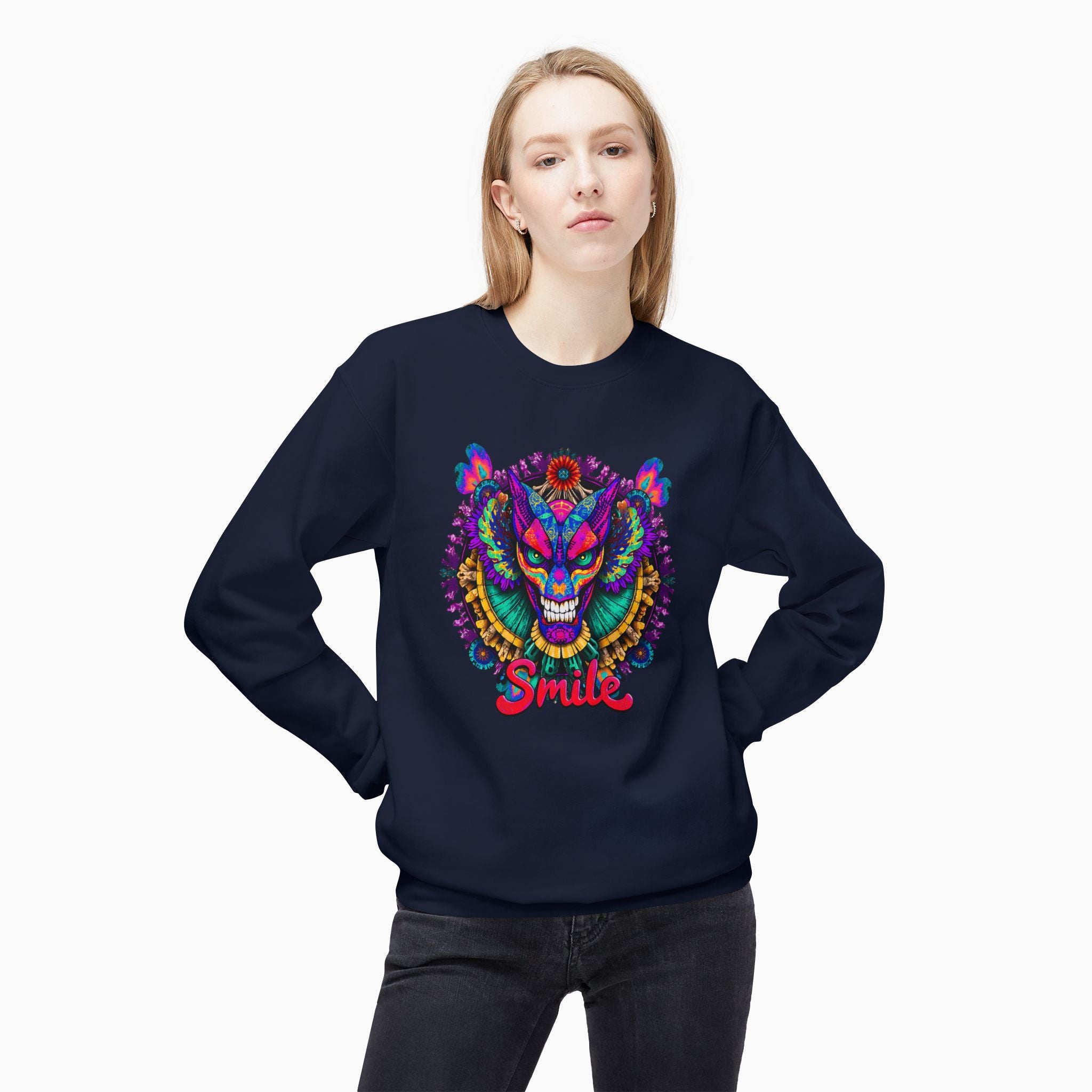 Dragon Smile Pixel Art Hoodie Sweatshirt: Exclusive Unisex Design