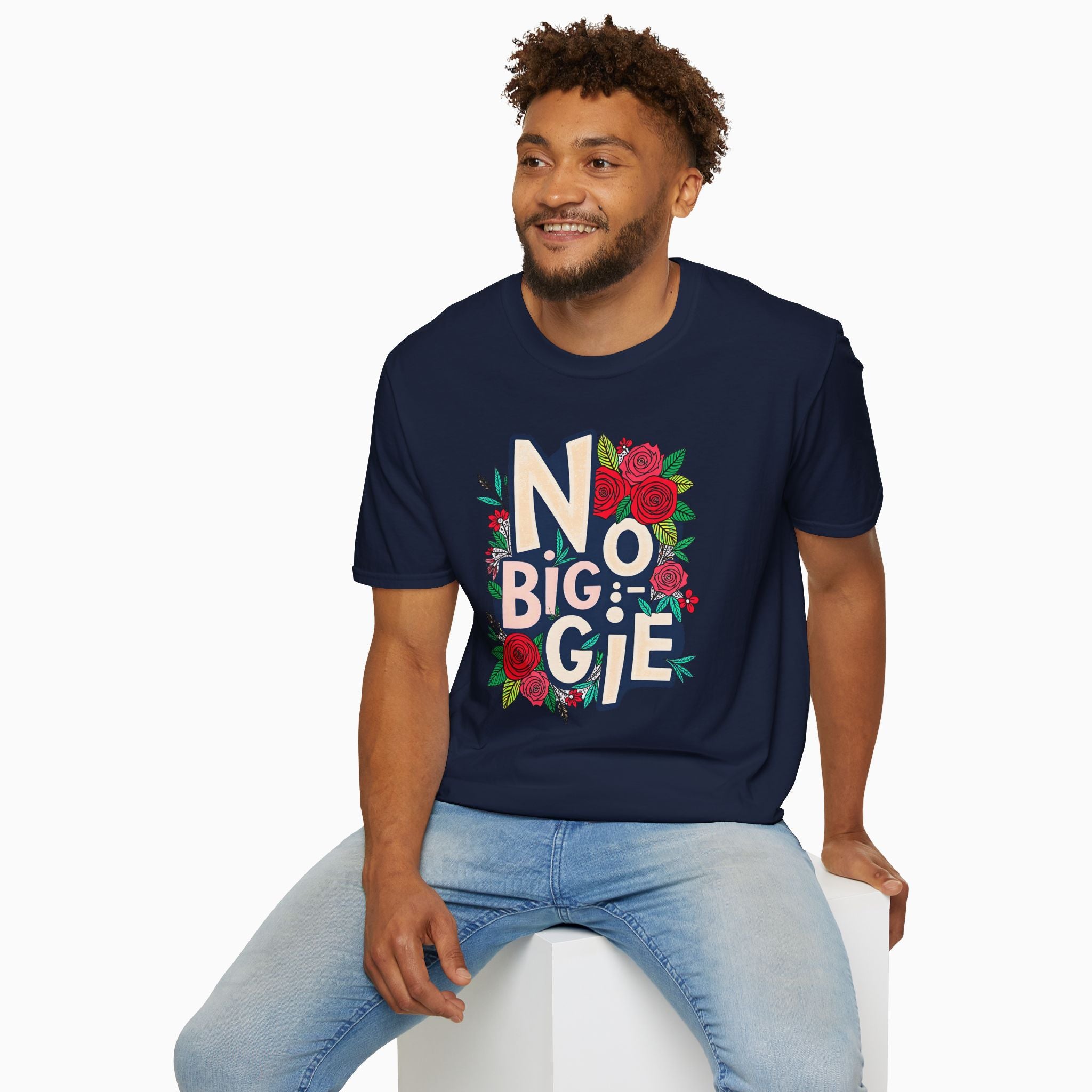 No Biggie With Floral Art Unisex T-Shirt