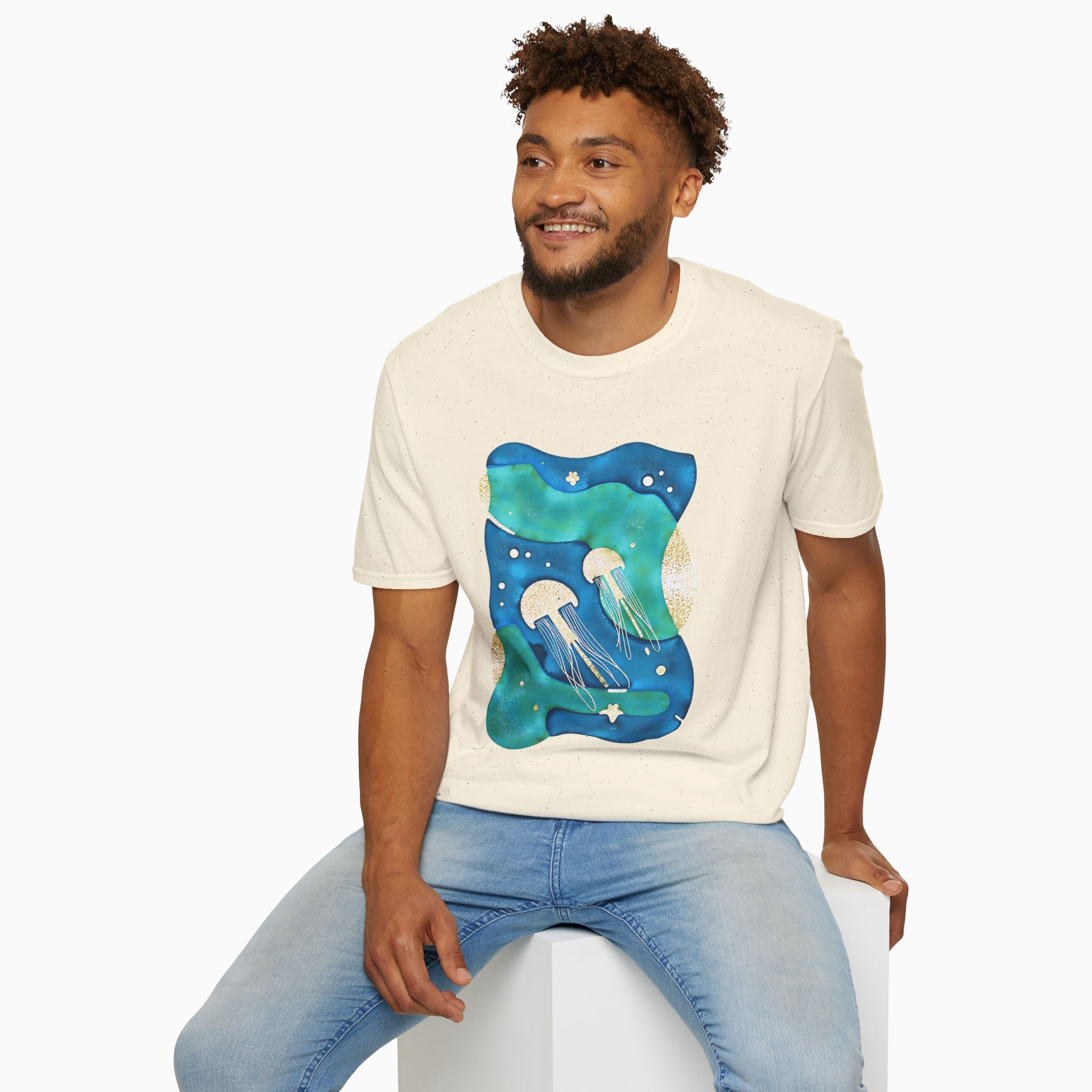 Retro Japanese Waves Unisex T-Shirt | Woollieemix Classic Fit