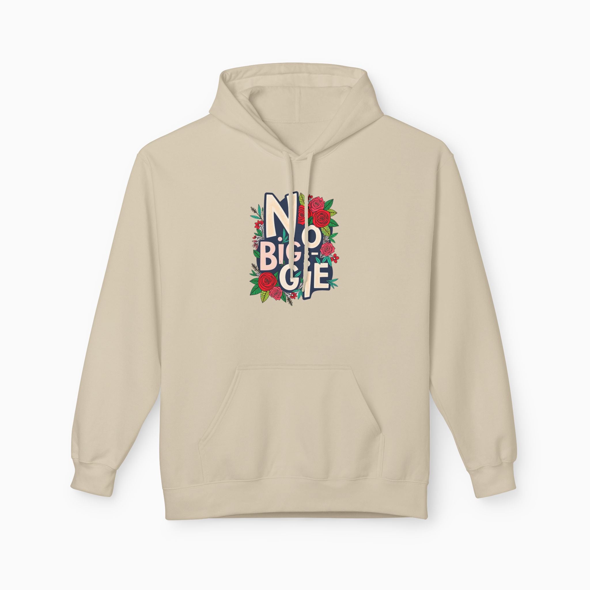 No Biggie With Floral Art Unisex Hoodie