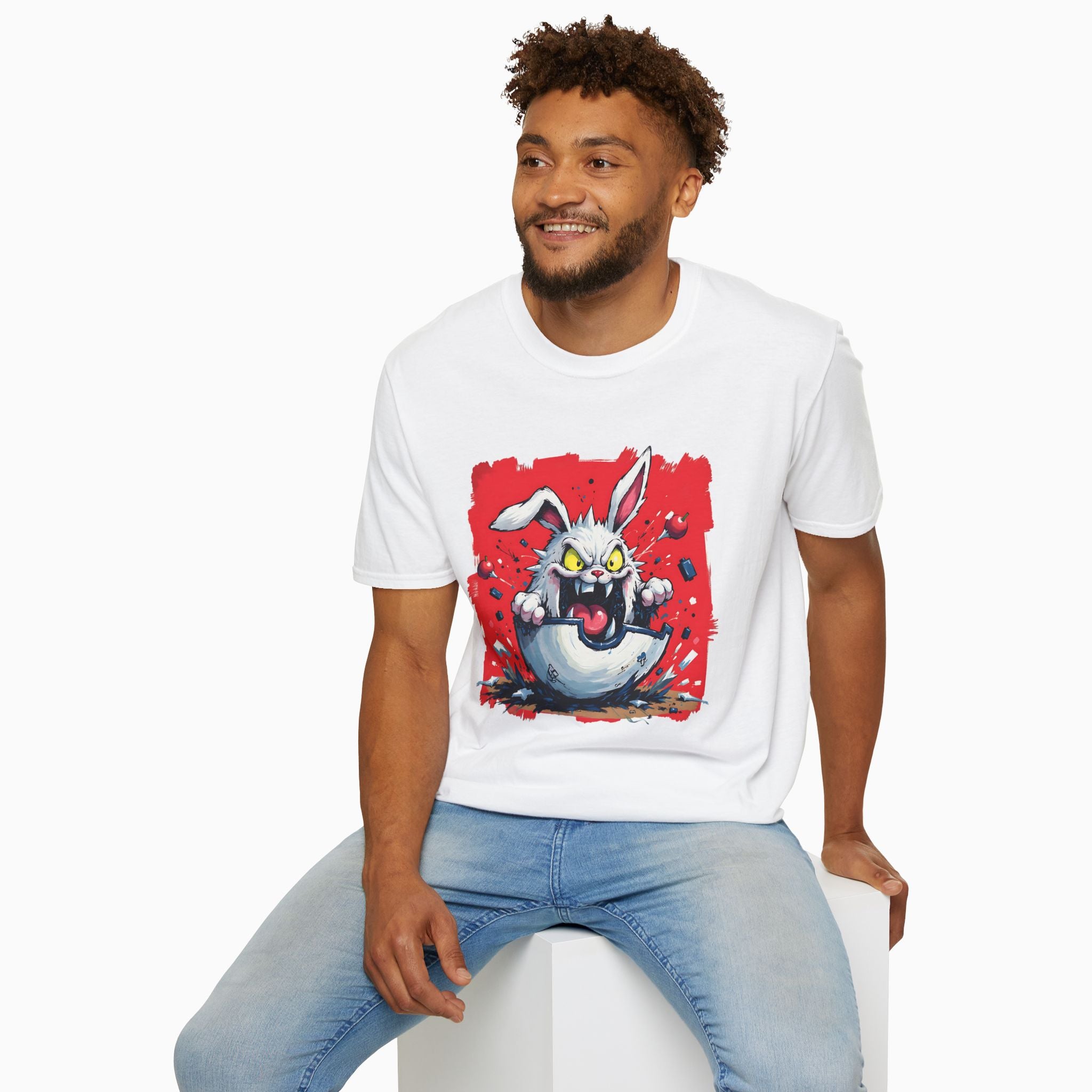 Crazy Rabbit Poké Ball Unisex T-Shirt