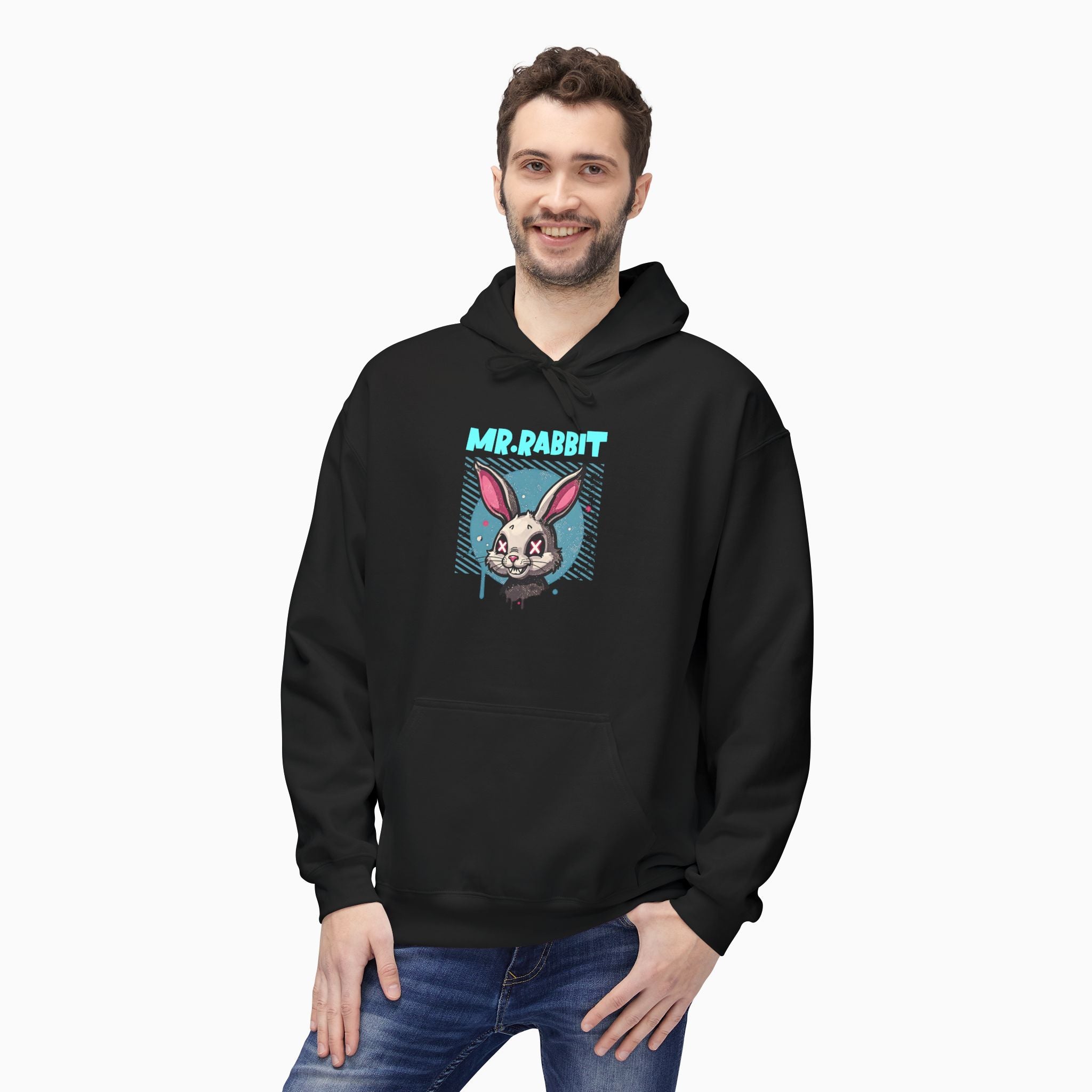 Mr Rabbit Unisex Hoodie - Exclusive Stylish Sustainable Comfort