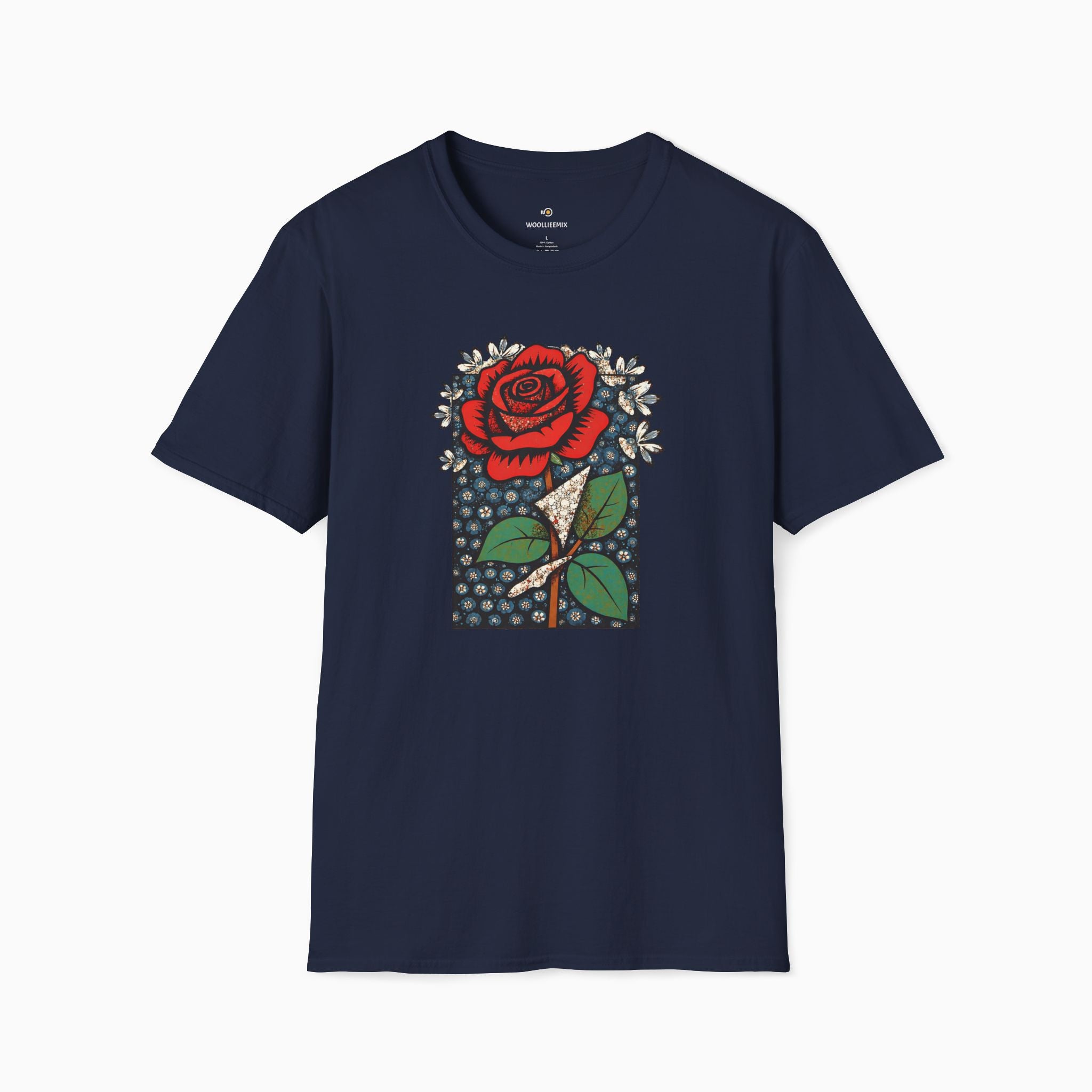 Vintage Crimson Rose Unisex T-Shirt