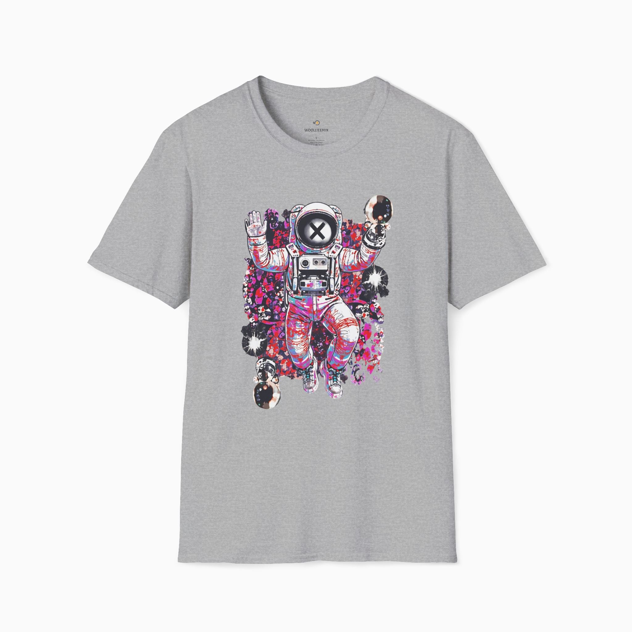 Astronaut Floating in Space Unisex T-Shirt