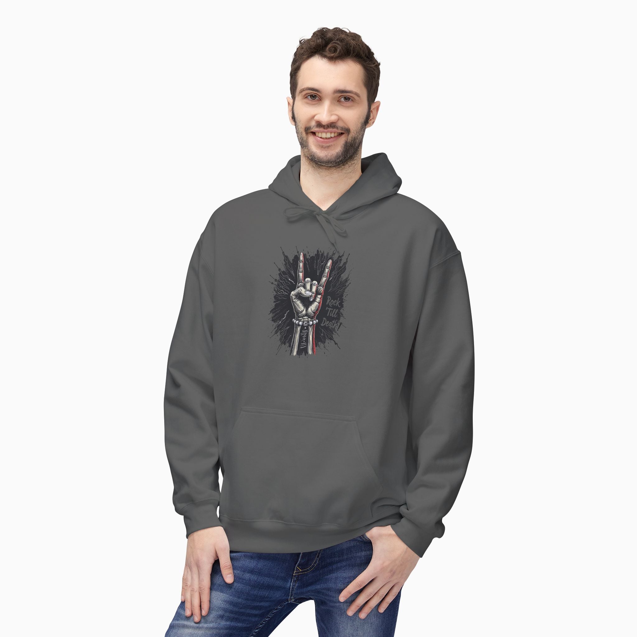 Rock and Roll Till Death Unisex Hoodie - Exclusive Woollieemix Design
