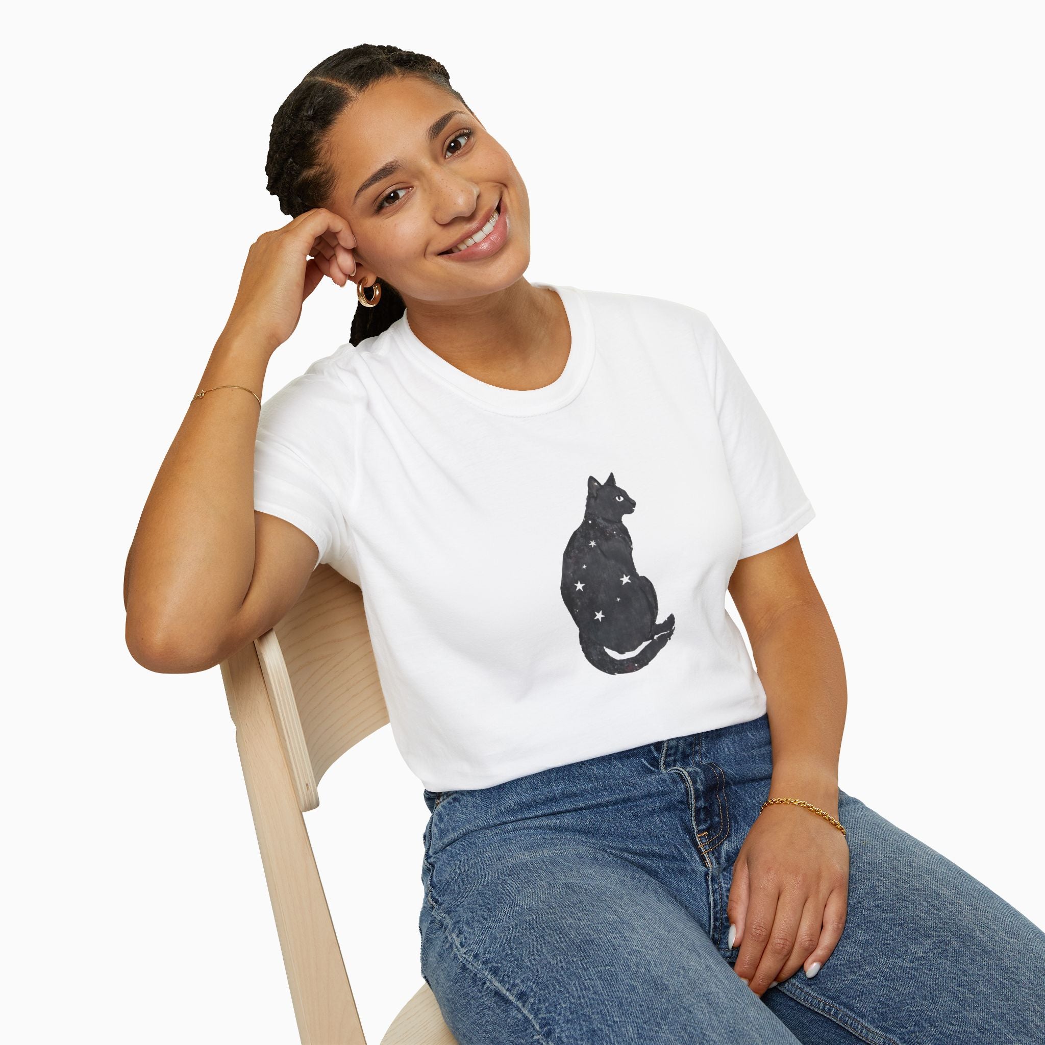 Mysterious Cat Unisex T-Shirt