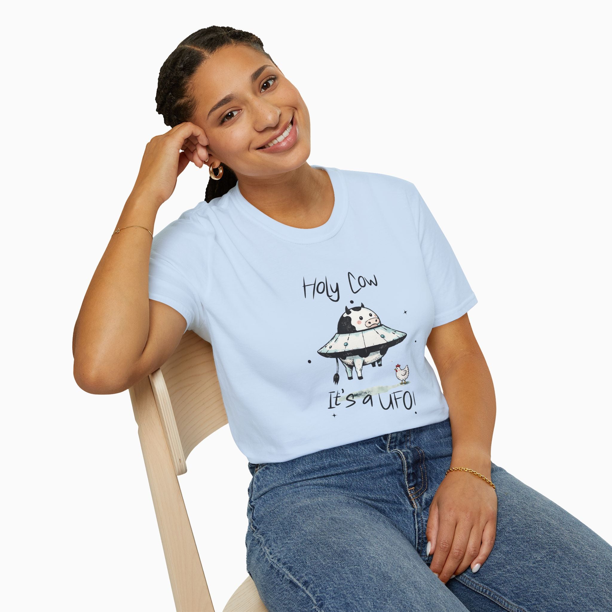 Holy Cow, It's a UFO Unisex T-Shirt