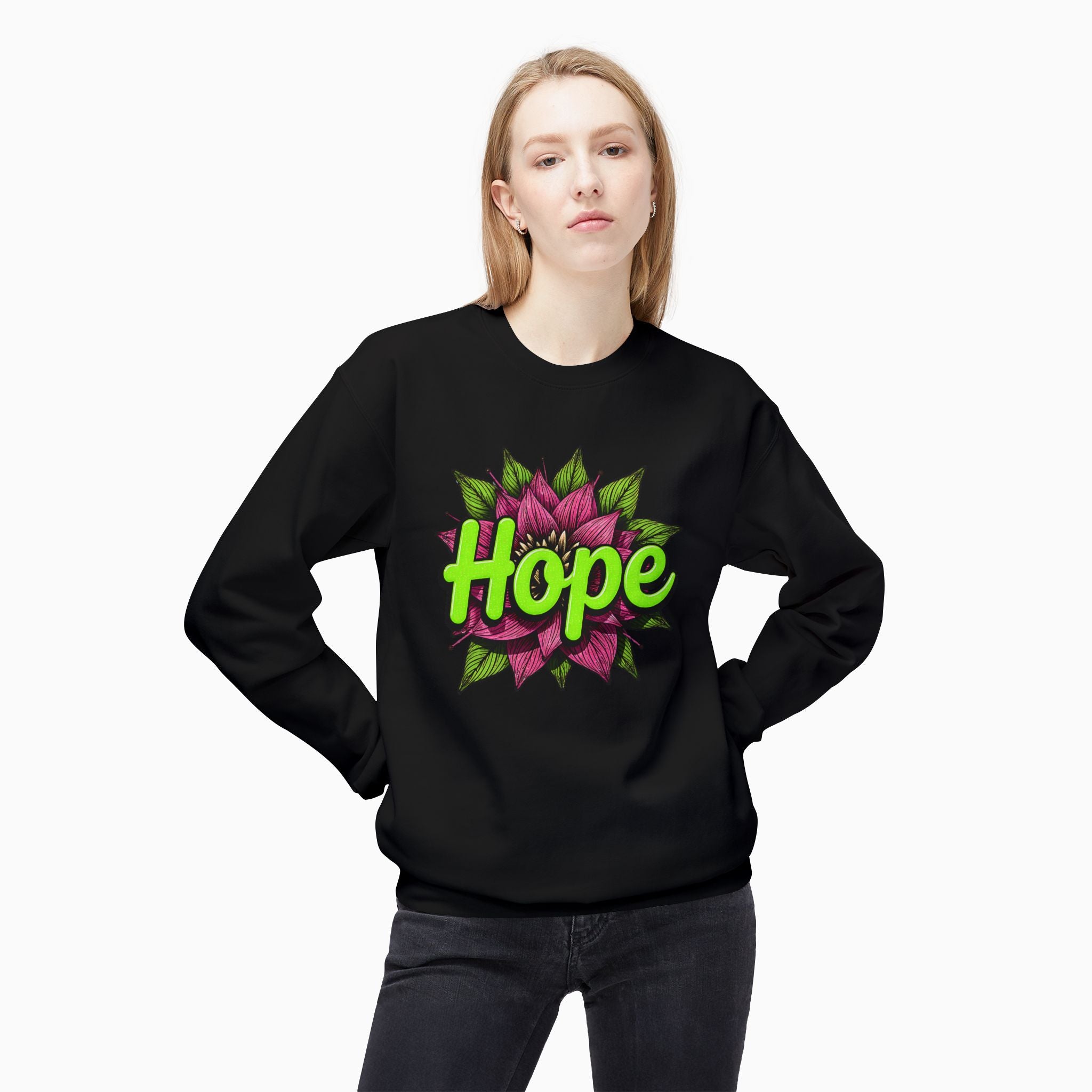 Hope Unisex Sweatshirt: Exclusive Stylish Design by Woollieemix