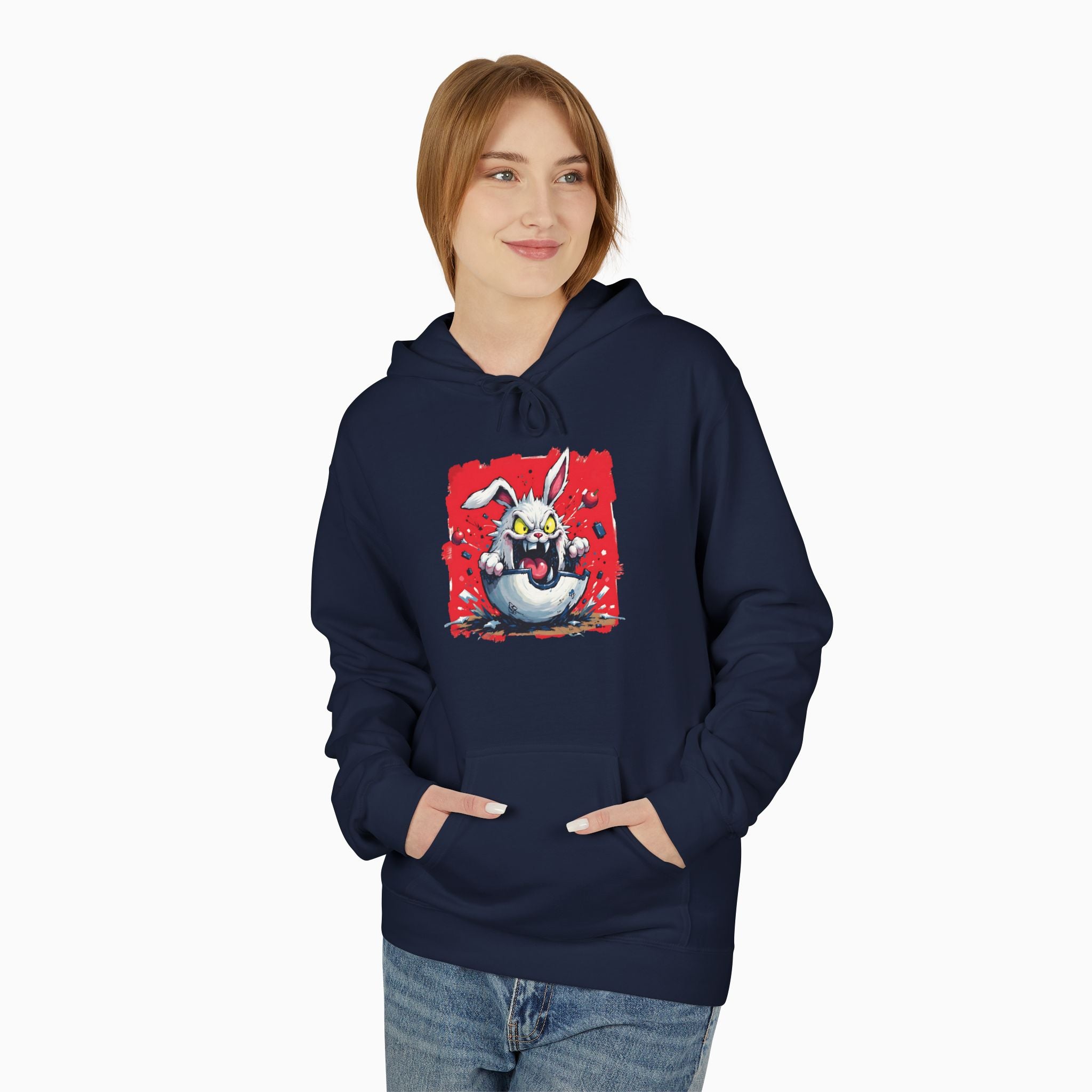 Crazy Rabbit Poké Ball Unisex Hoodie
