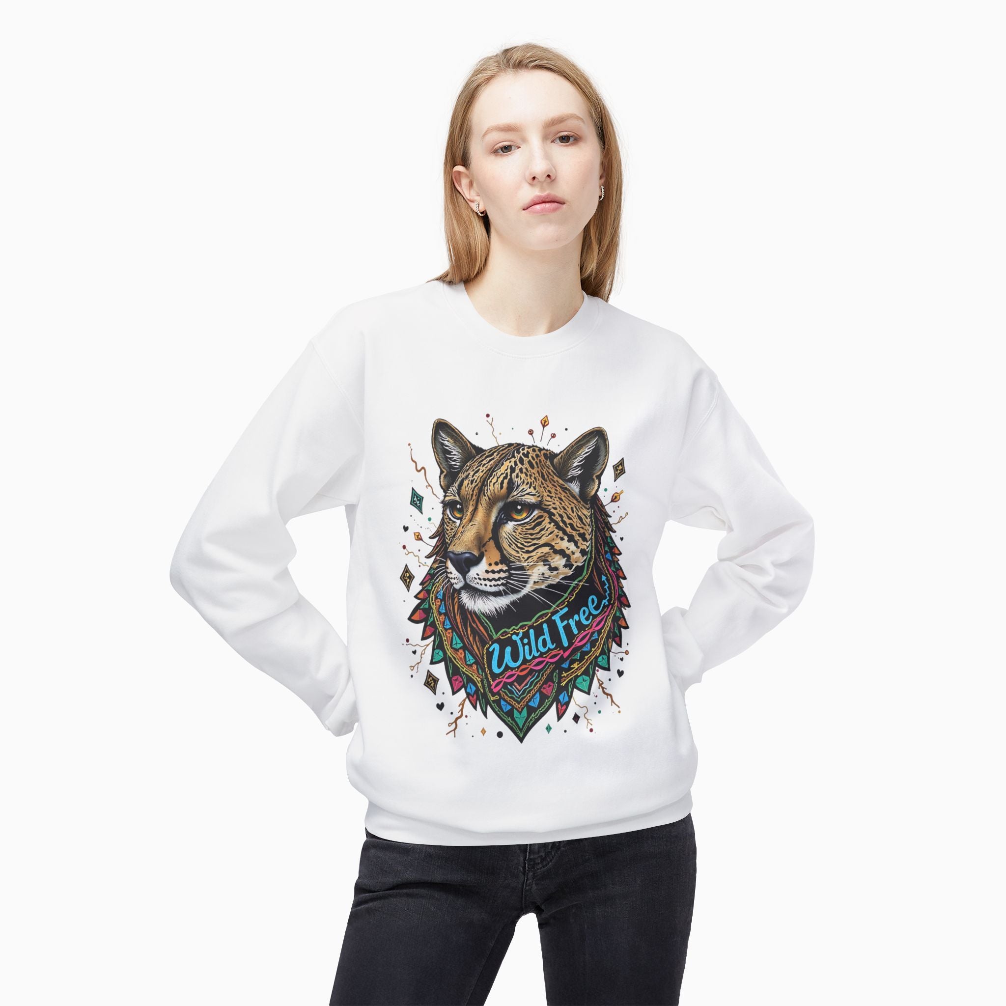 Egypt Style Wild Free Cheetah Unisex Sweatshirt