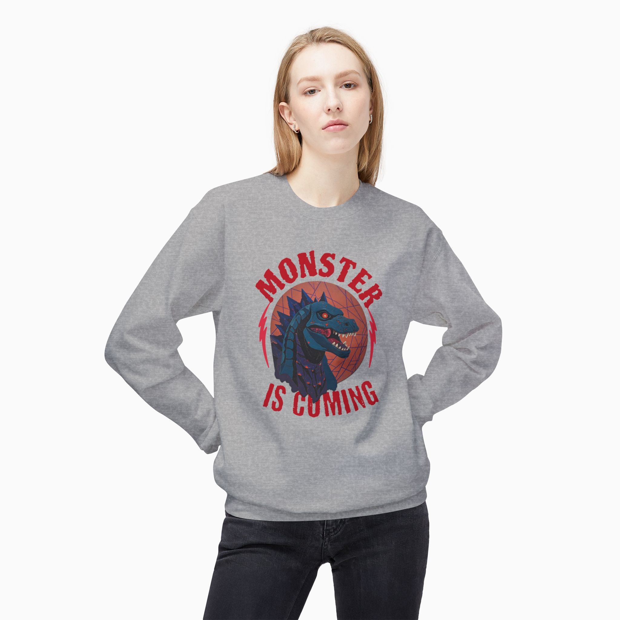 Godzilla Monster is Coming Unisex Sweatshirt
