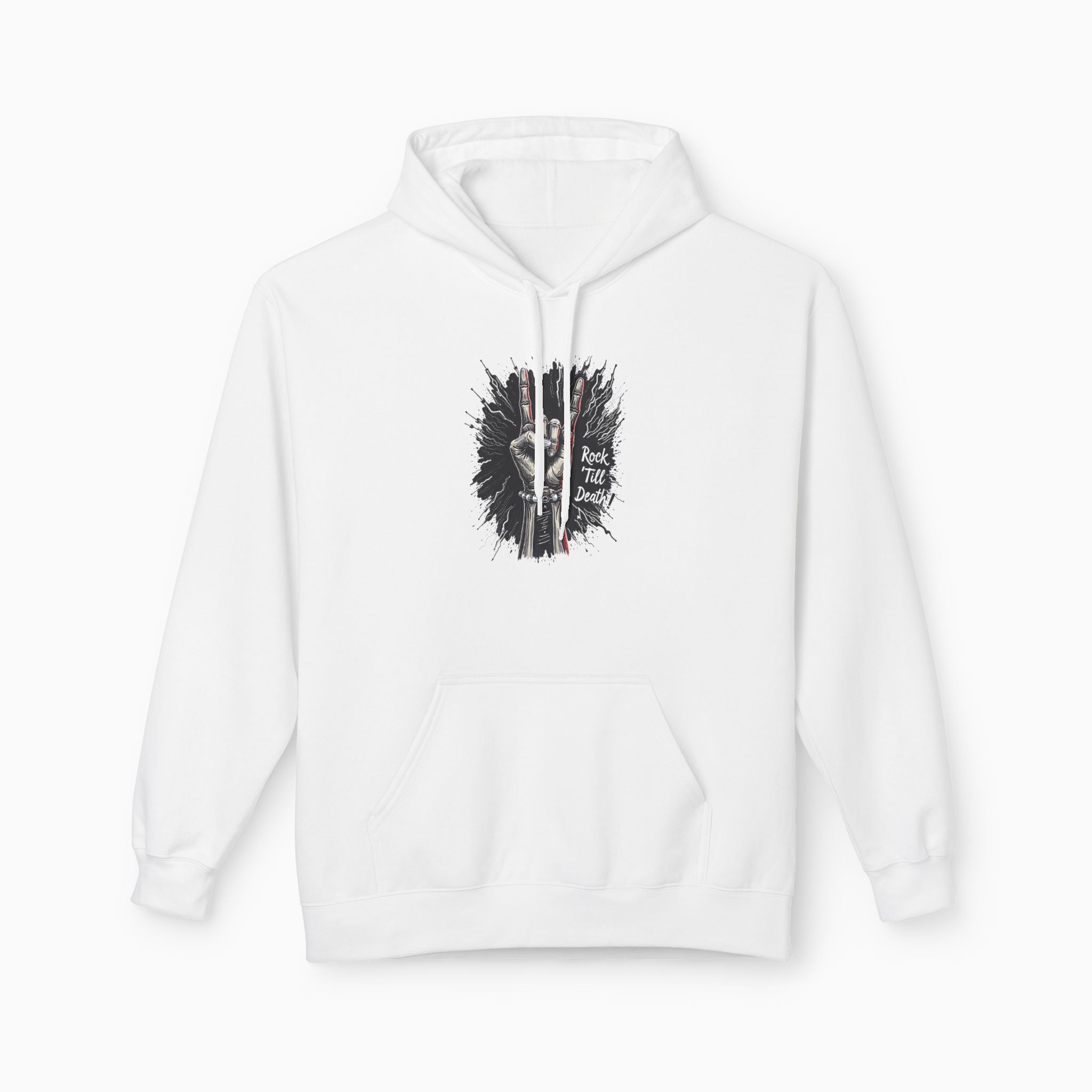 Rock and Roll Till Death Unisex Hoodie - Exclusive Woollieemix Design
