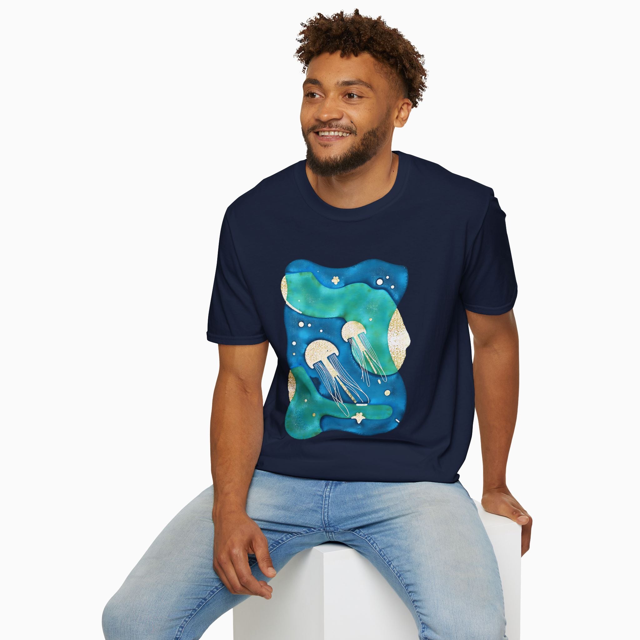 Retro Japanese Waves Unisex T-Shirt | Woollieemix Classic Fit