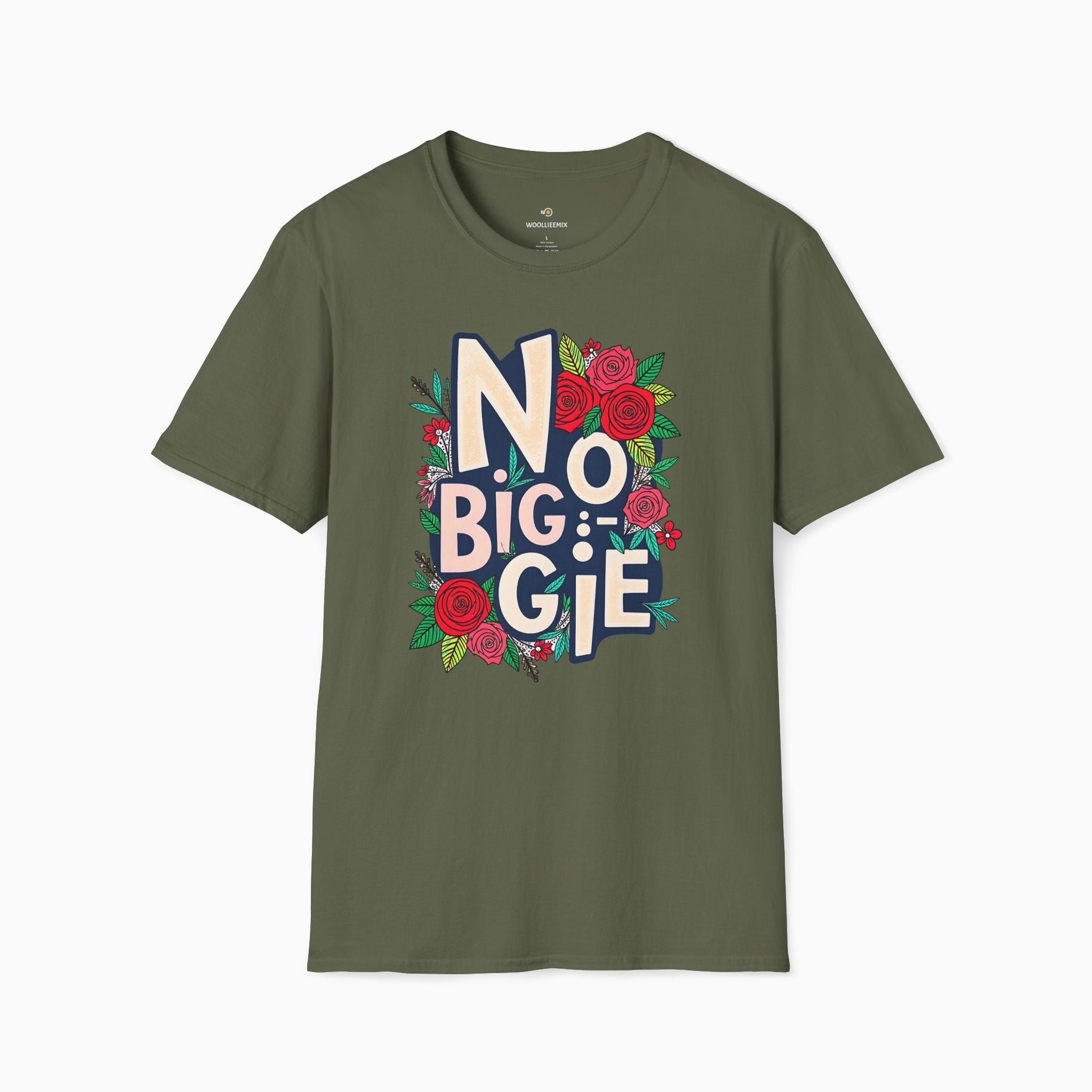No Biggie With Floral Art Unisex T-Shirt