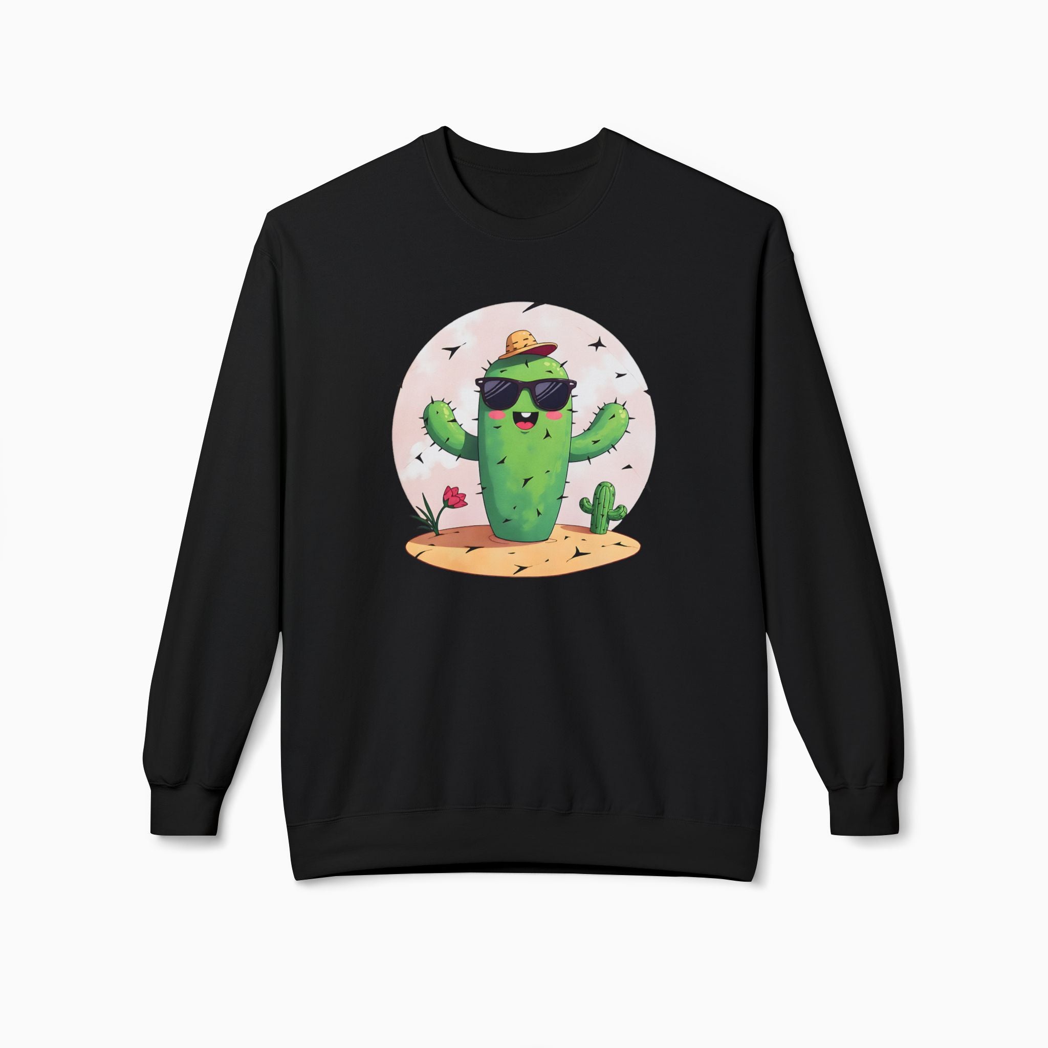 Wild Cute Cartoon Cactus Unisex Sweatshirt