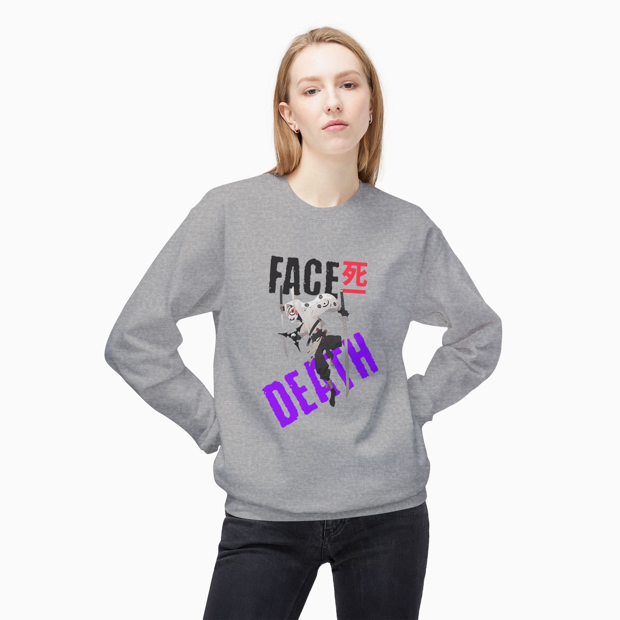 Ninja Face Death Unisex Sweatshirt