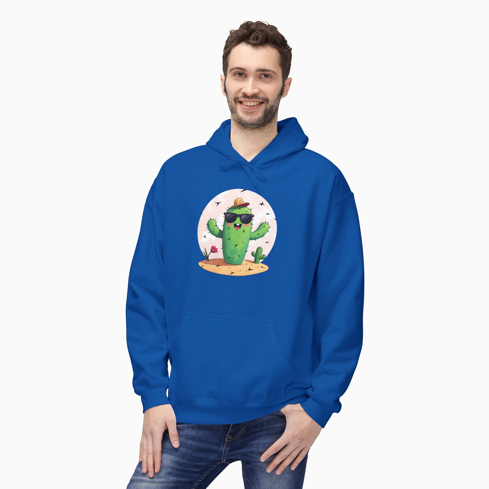 Wild Cute Cartoon Cactus Unisex Hoodie