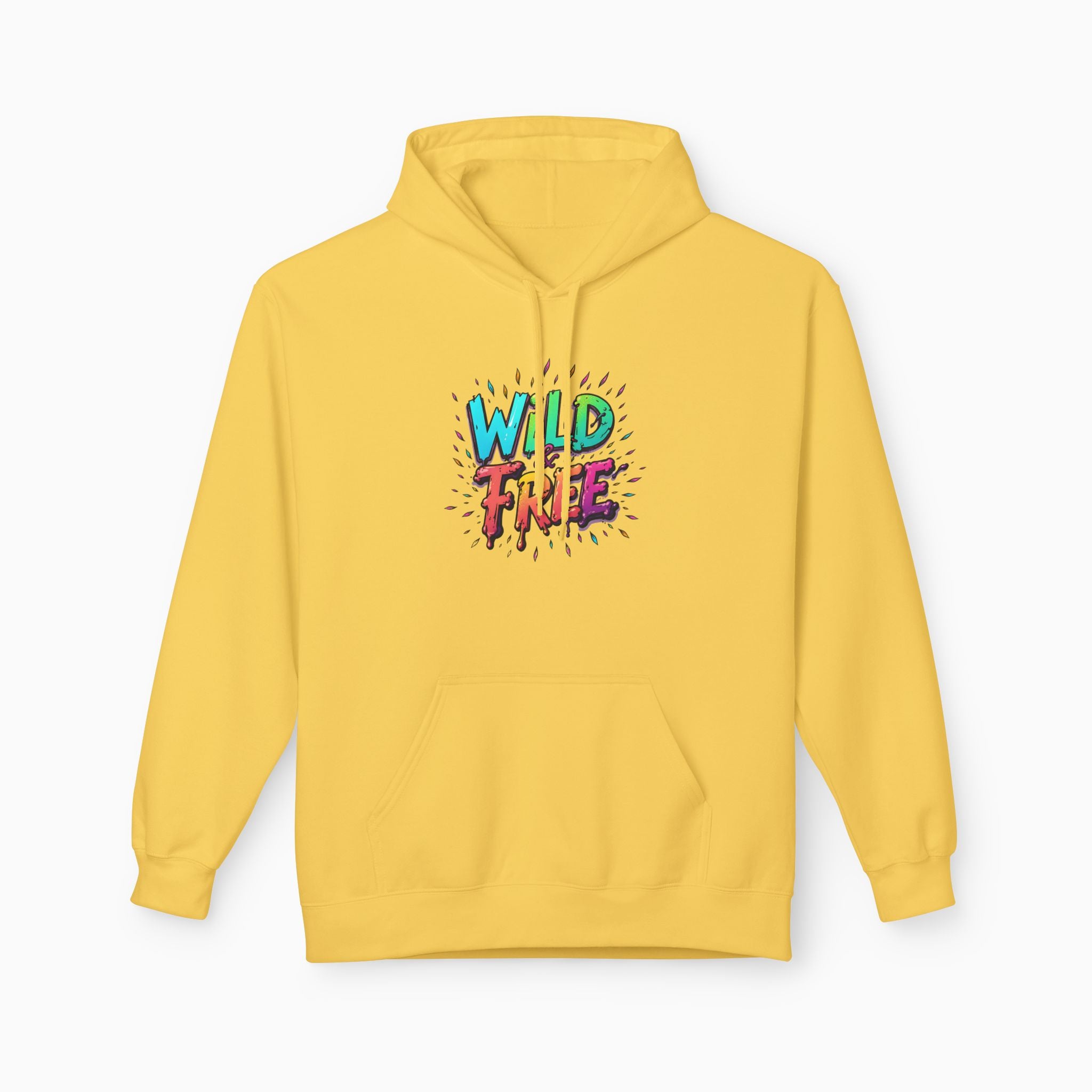 Neon Color Wild Free Unisex Hoodie