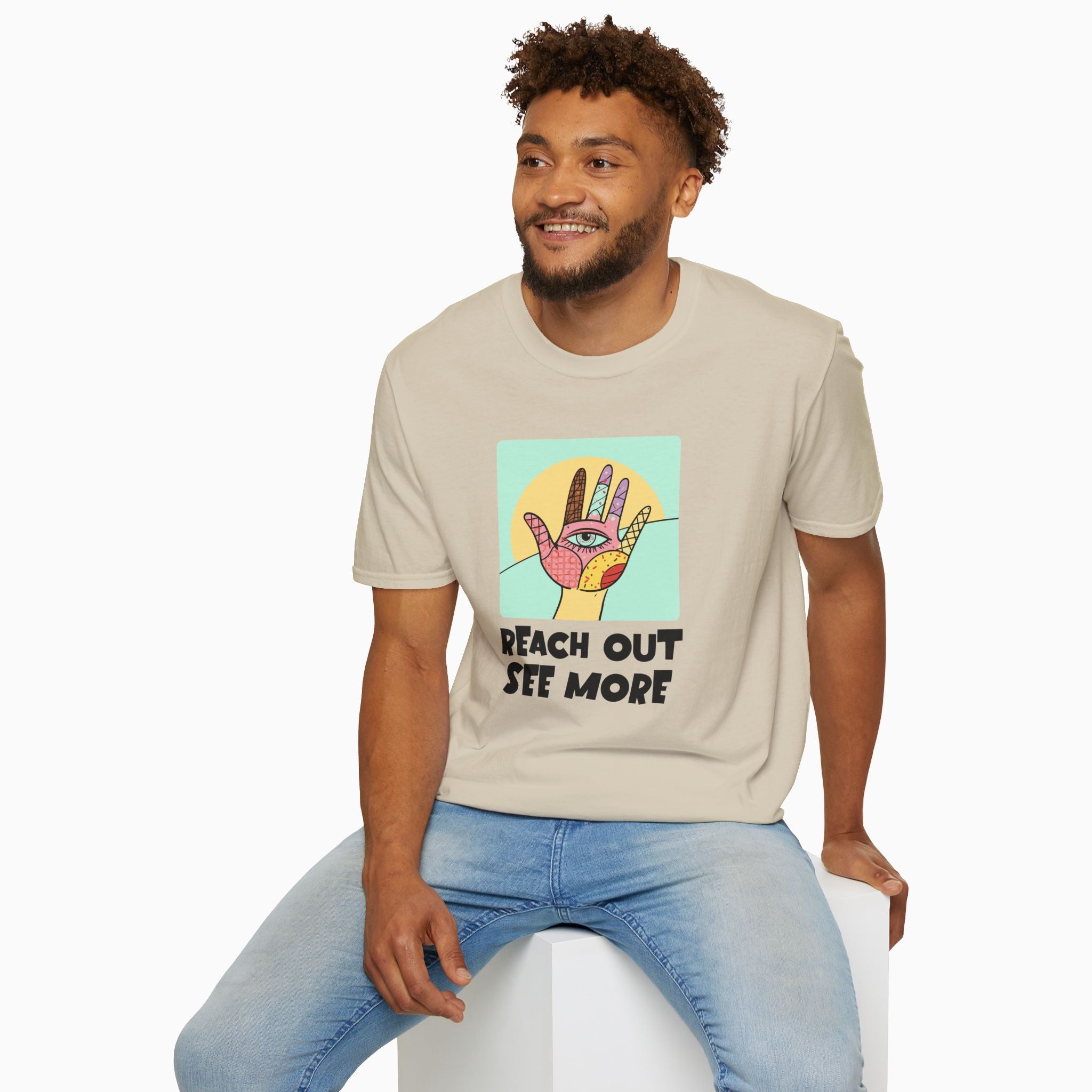 Reach Out & See More Unisex T-Shirt - Premium Cotton Comfort