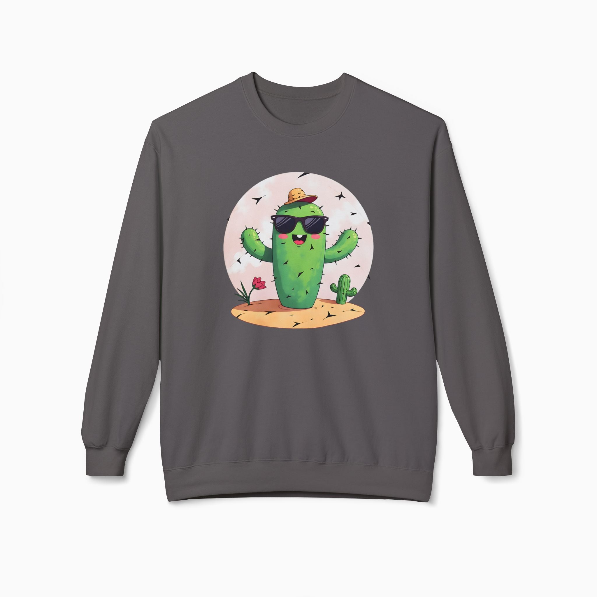 Wild Cute Cartoon Cactus Unisex Sweatshirt