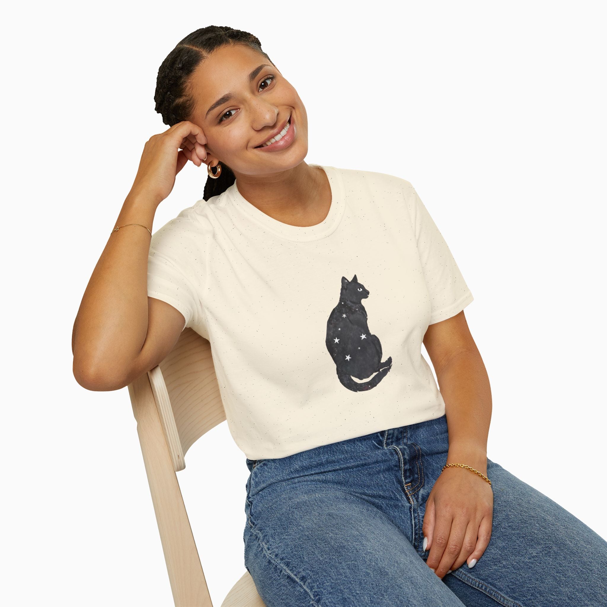 Mysterious Cat Unisex T-Shirt
