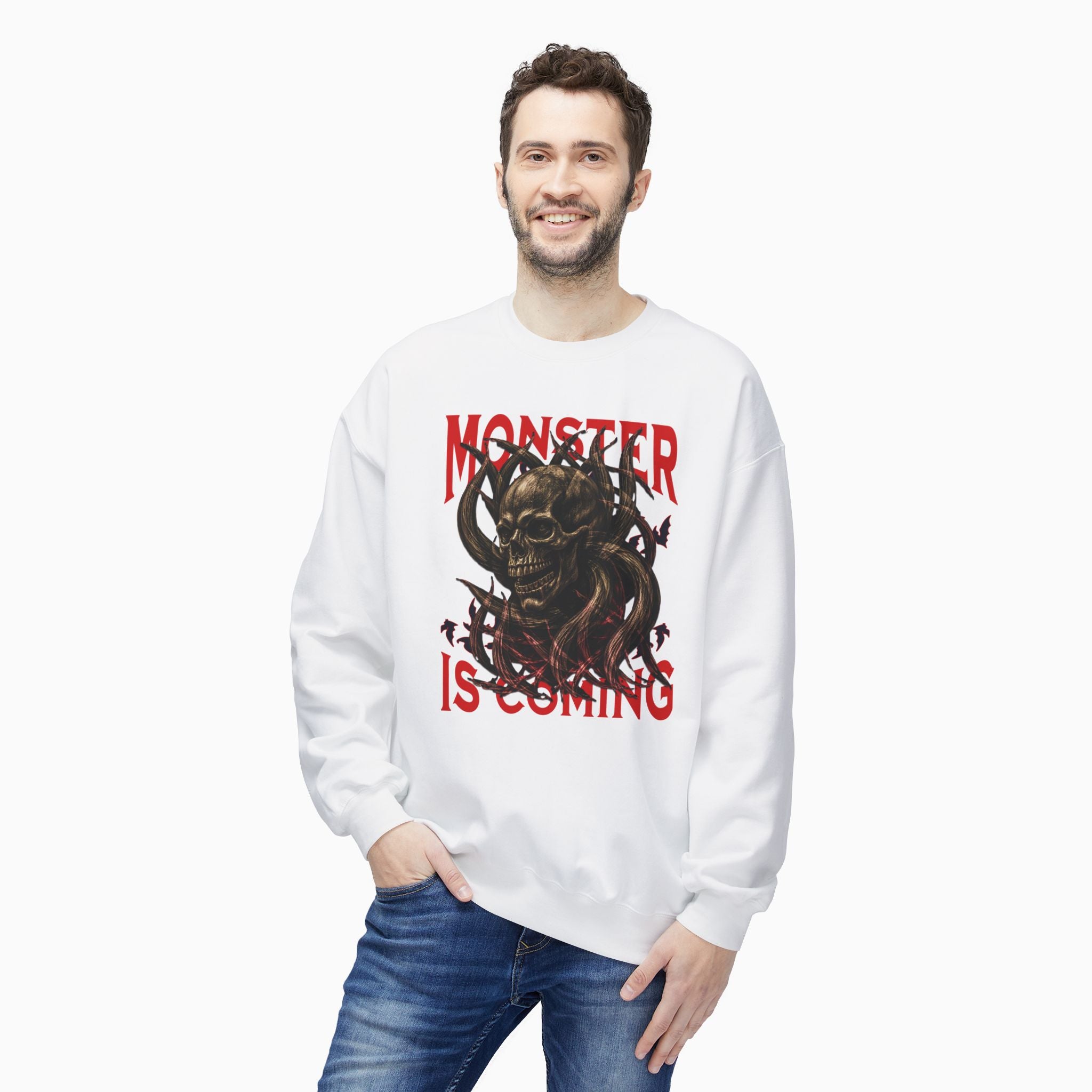 Ghost Monster is Coming Unisex Sweatshirt