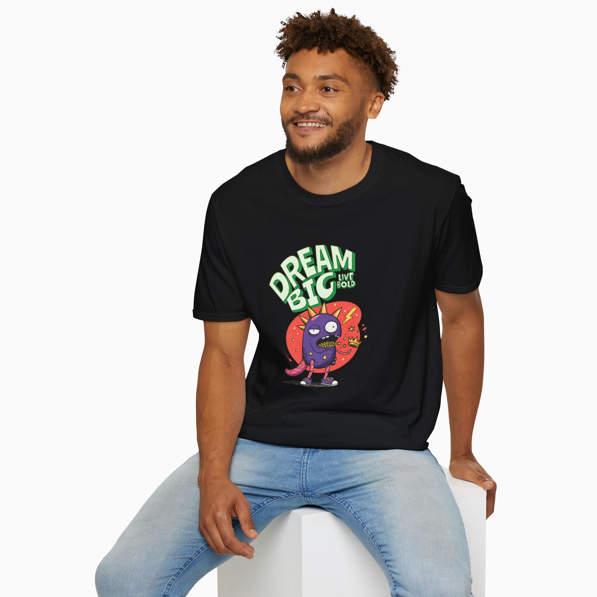 Dream Big, Live Bold Unisex T-Shirt - Premium Cotton & Safety