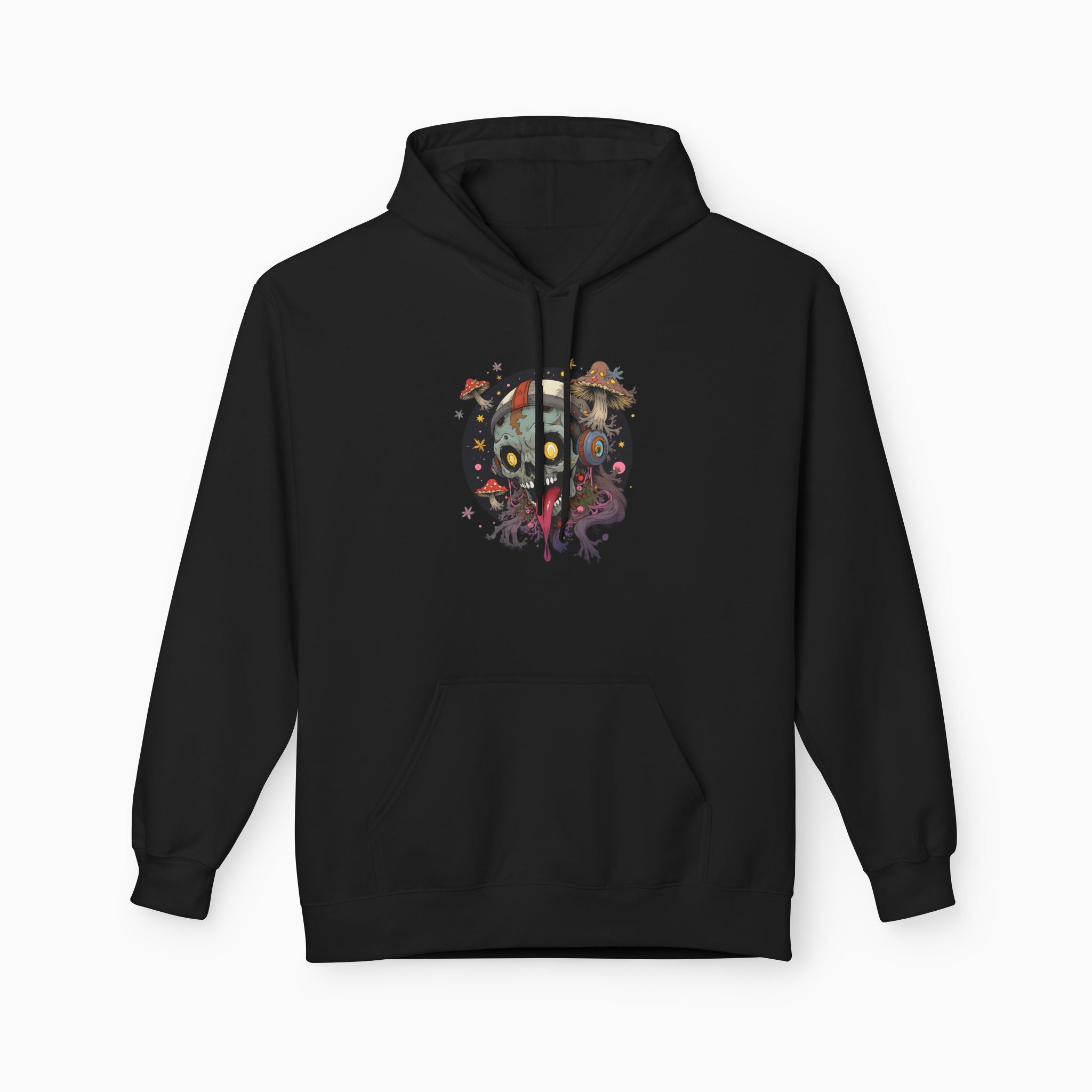 Psychedelic Mushroom Skull Unisex Hoodie