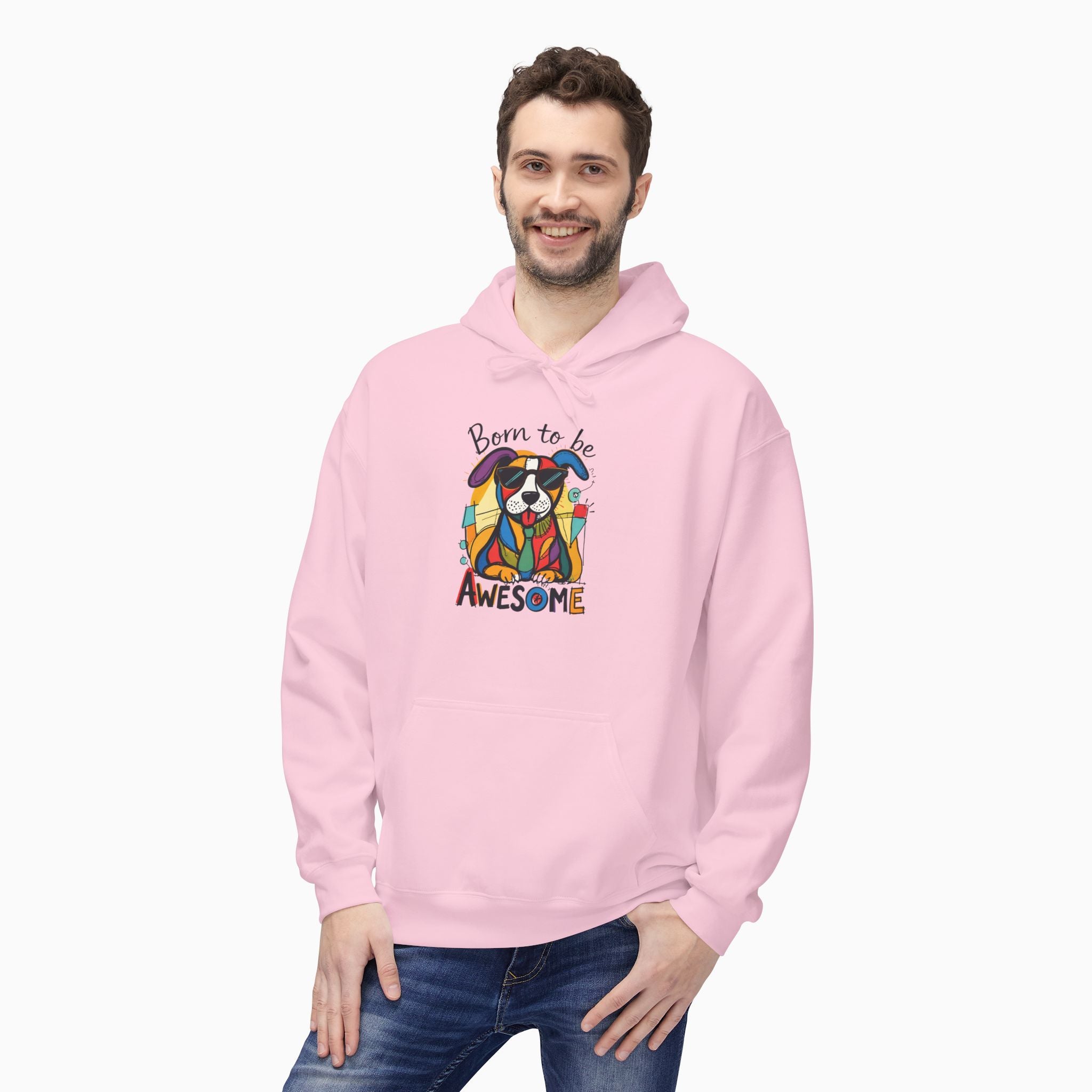 Born to be Awesome Dog Unisex Hoodie