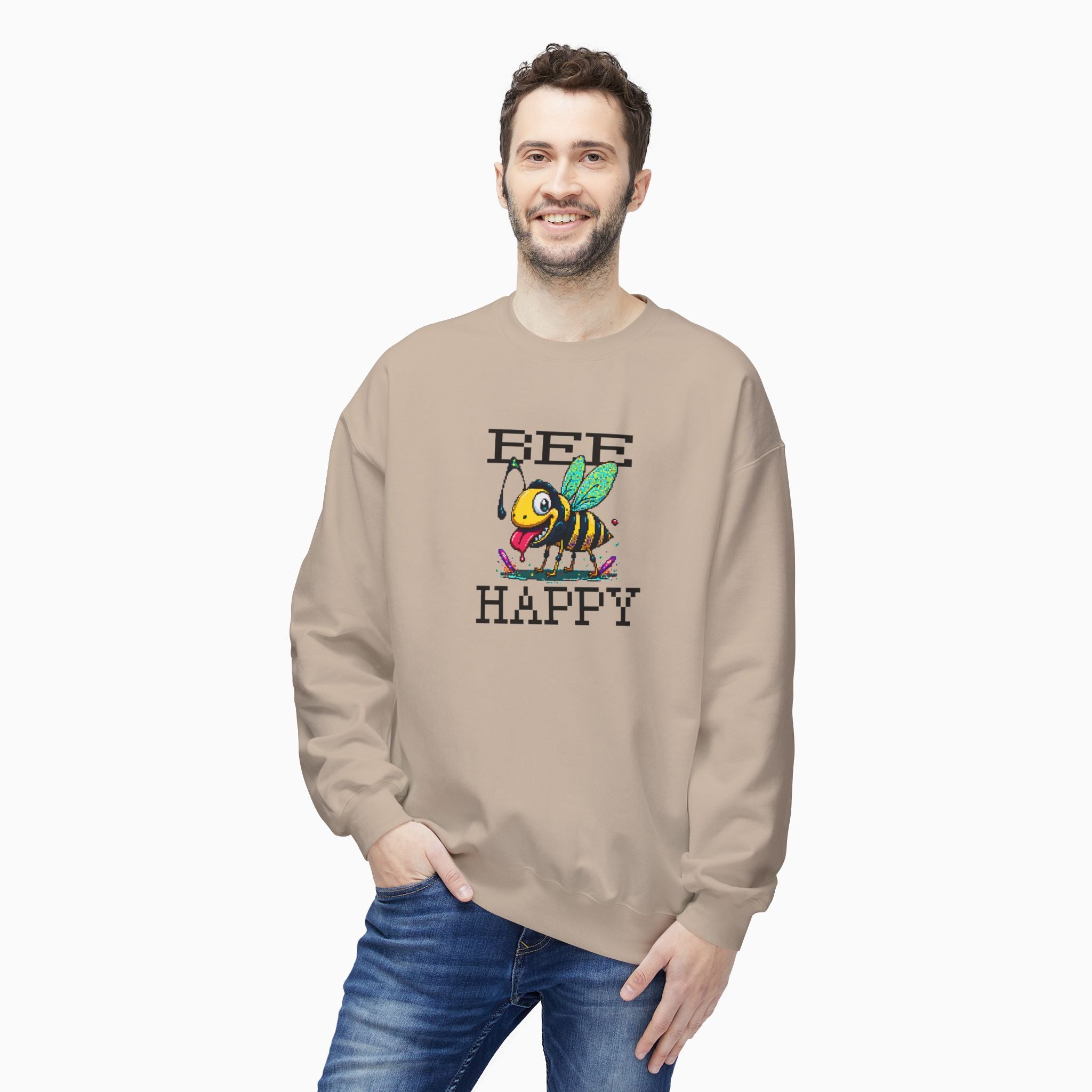 Bee Happy Unisex Sweatshirt