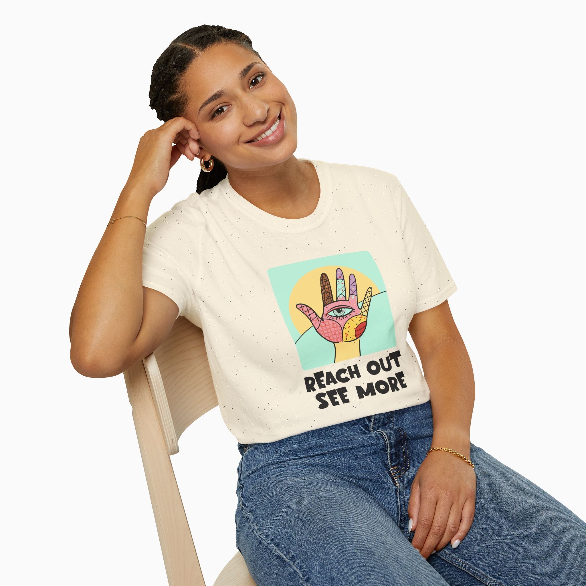 Reach Out & See More Unisex T-Shirt - Premium Cotton Comfort