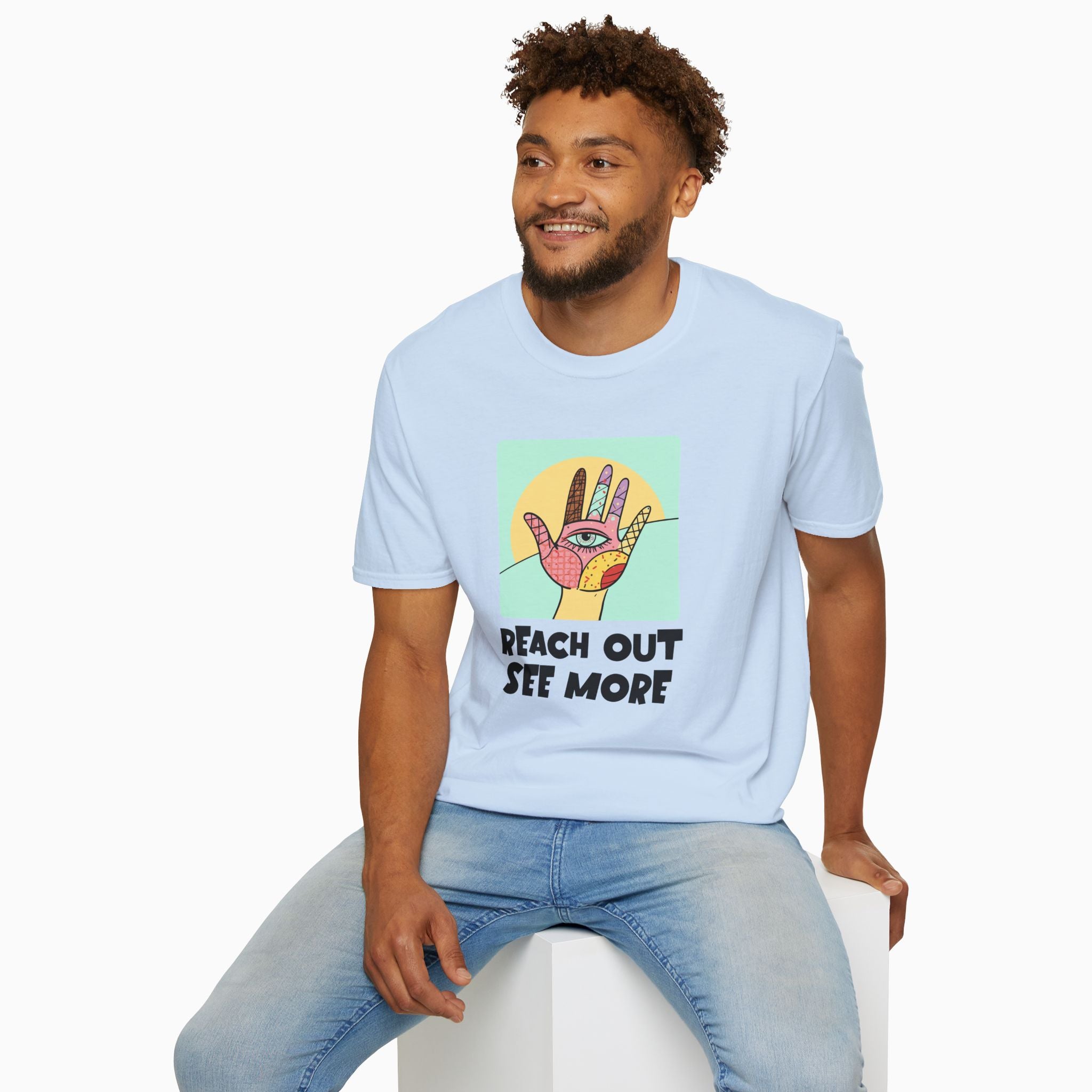 Reach Out & See More Unisex T-Shirt - Premium Cotton Comfort