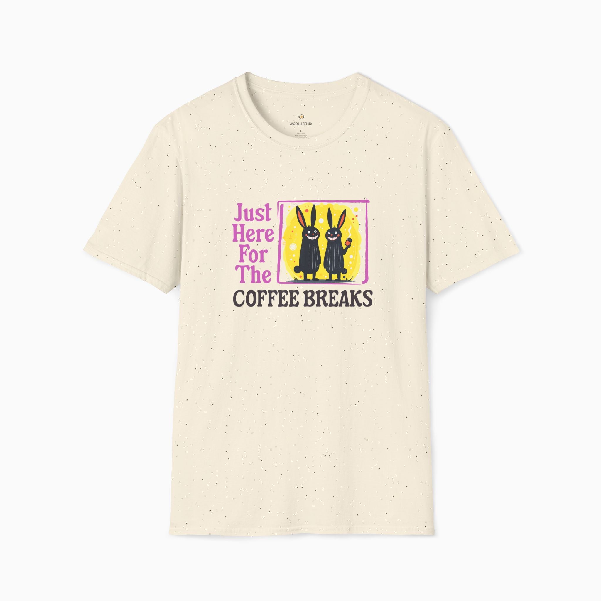 Just Here For The Coffee Breaks Unisex T-Shirt