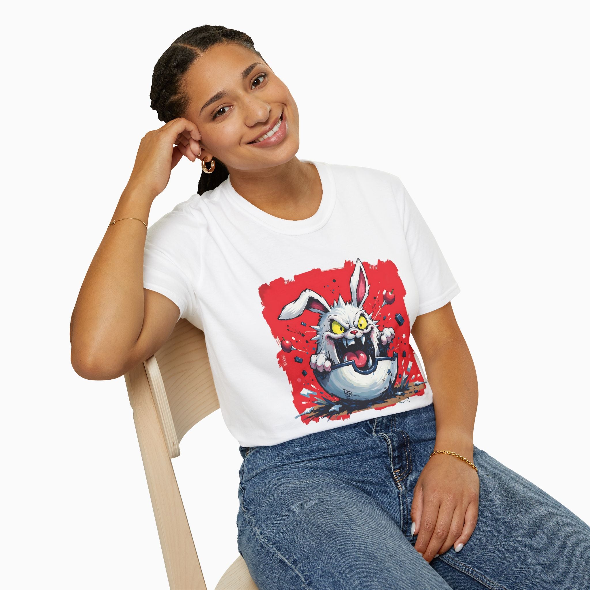 Crazy Rabbit Poké Ball Unisex T-Shirt