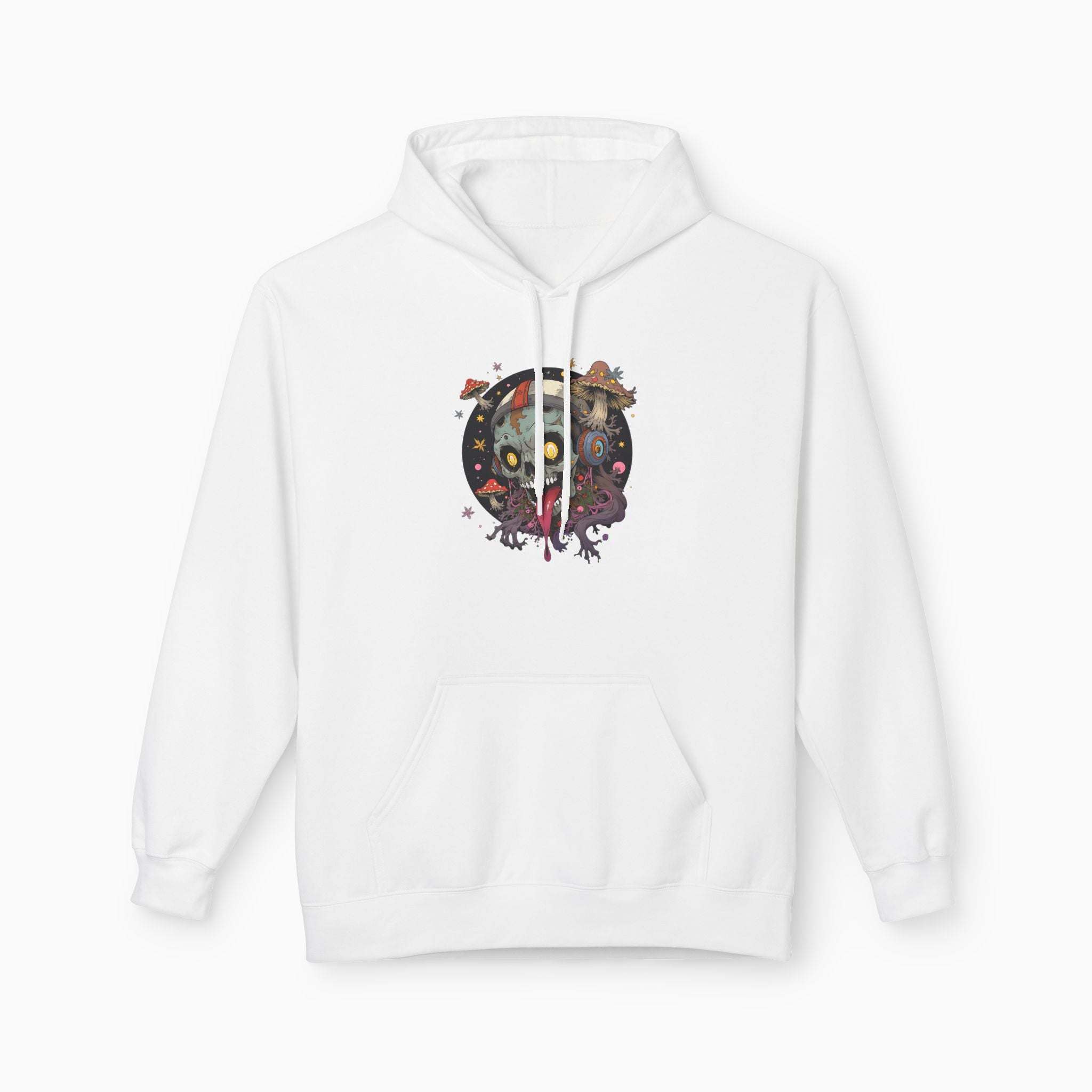 Psychedelic Mushroom Skull Unisex Hoodie
