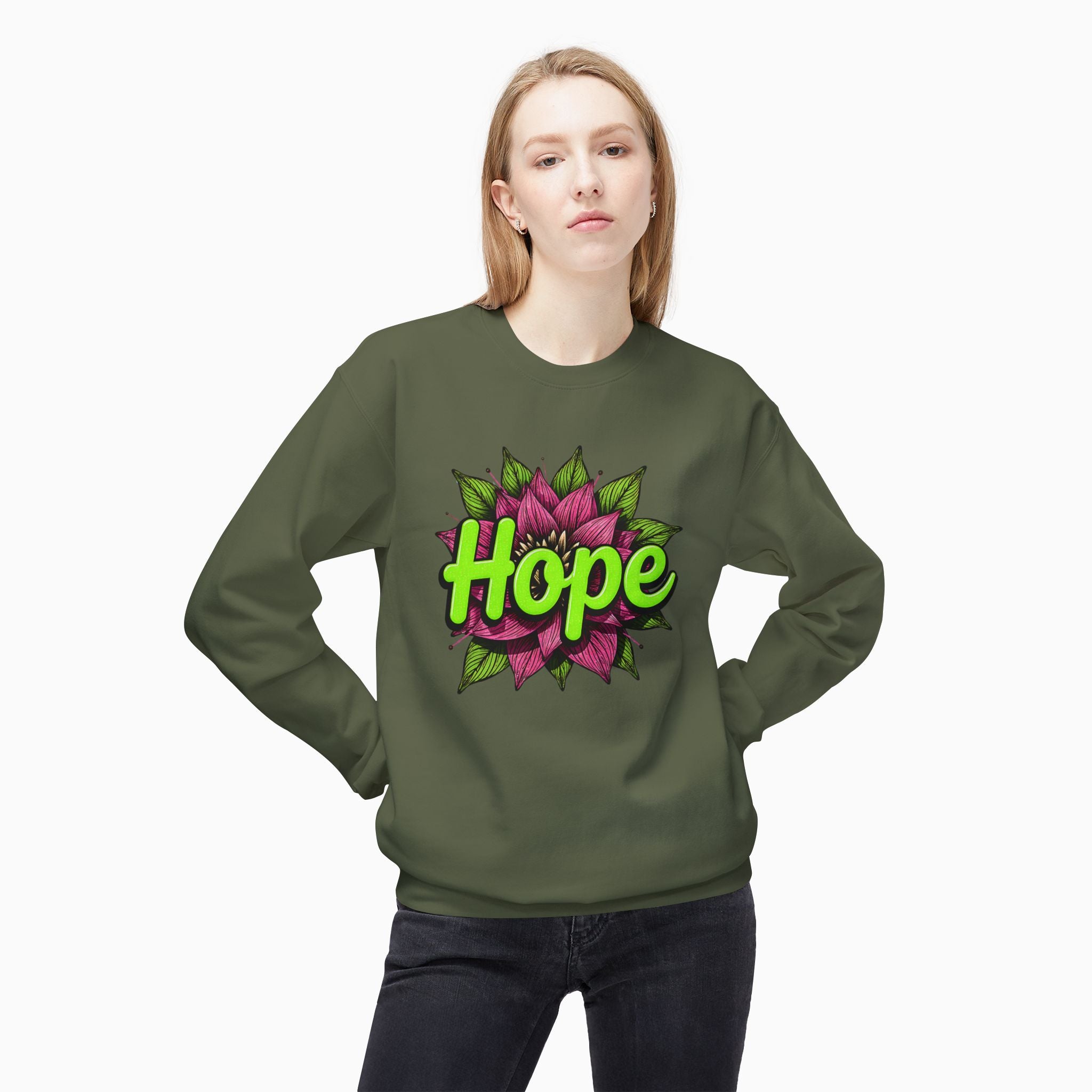 Hope Unisex Sweatshirt: Exclusive Stylish Design by Woollieemix