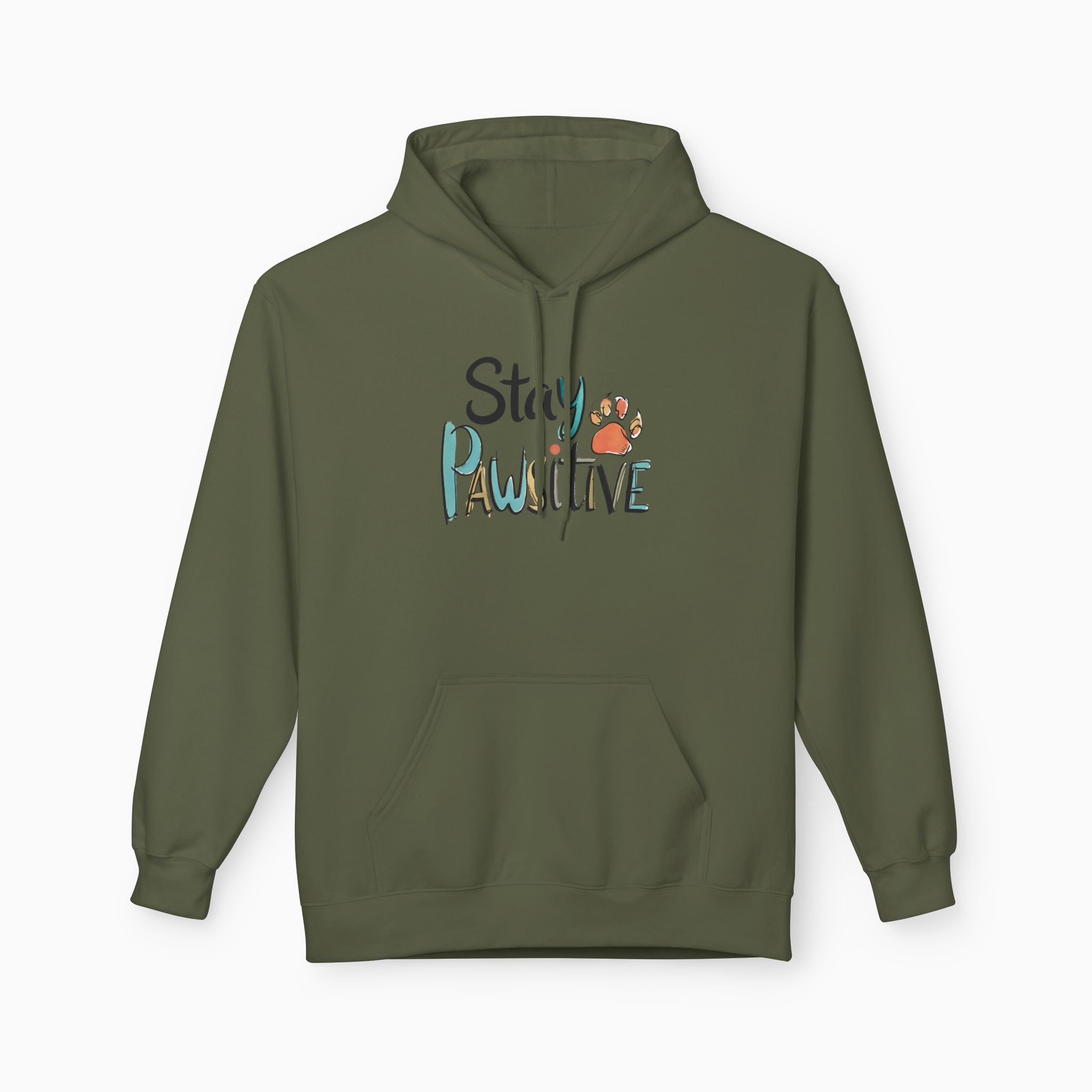 Stay Pawsitive Unisex Hoodie
