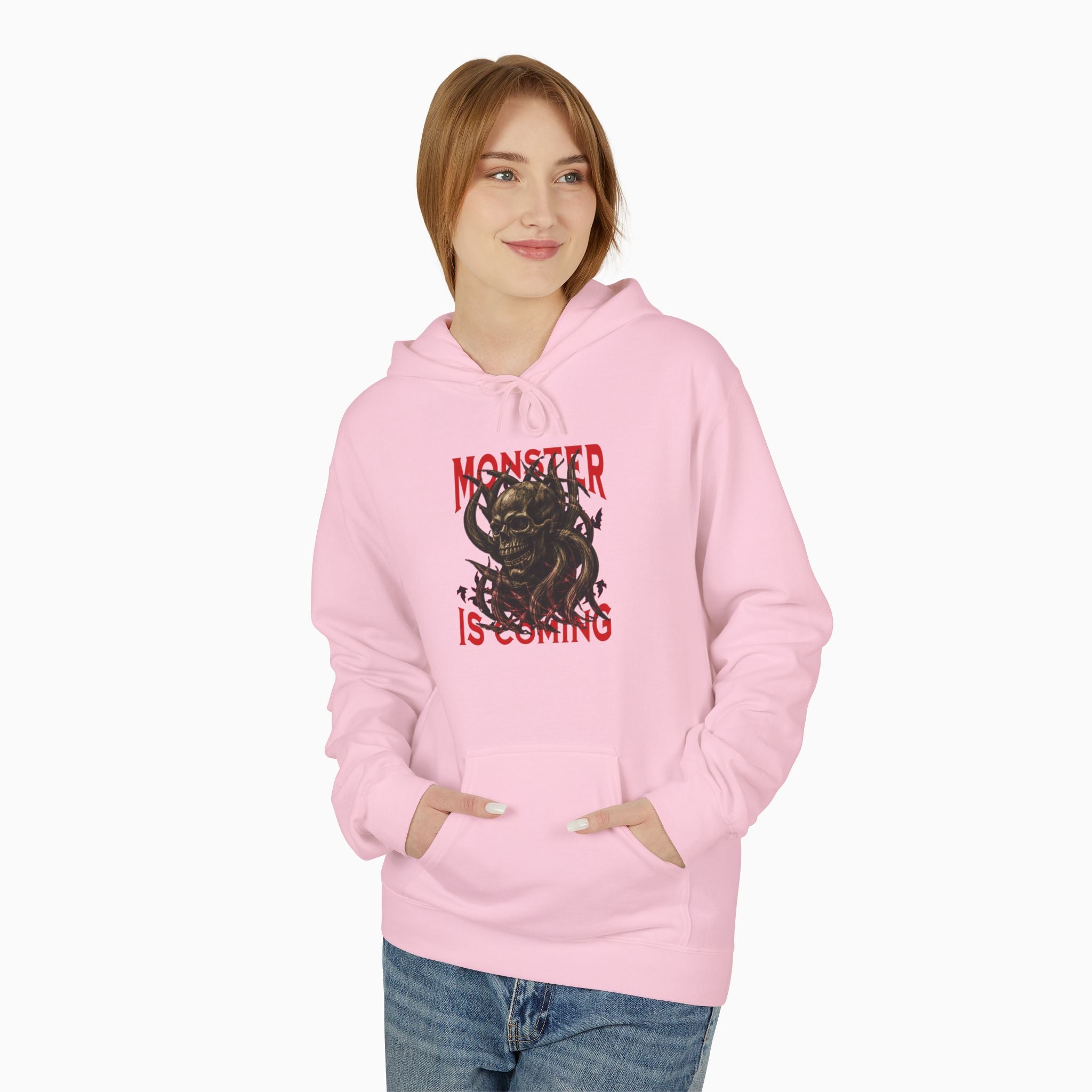 Ghost Monster is Coming Unisex Hoodie