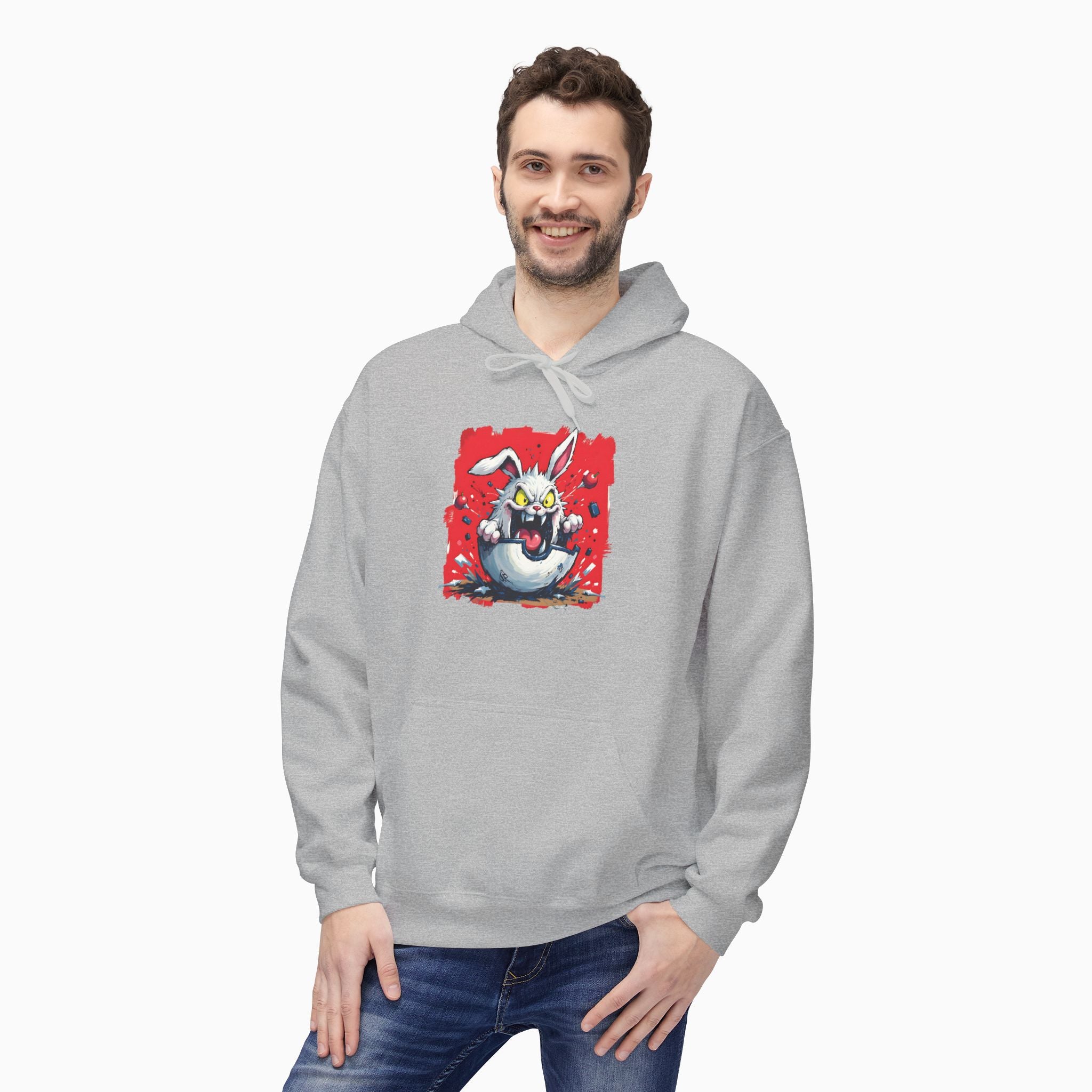 Crazy Rabbit Poké Ball Unisex Hoodie