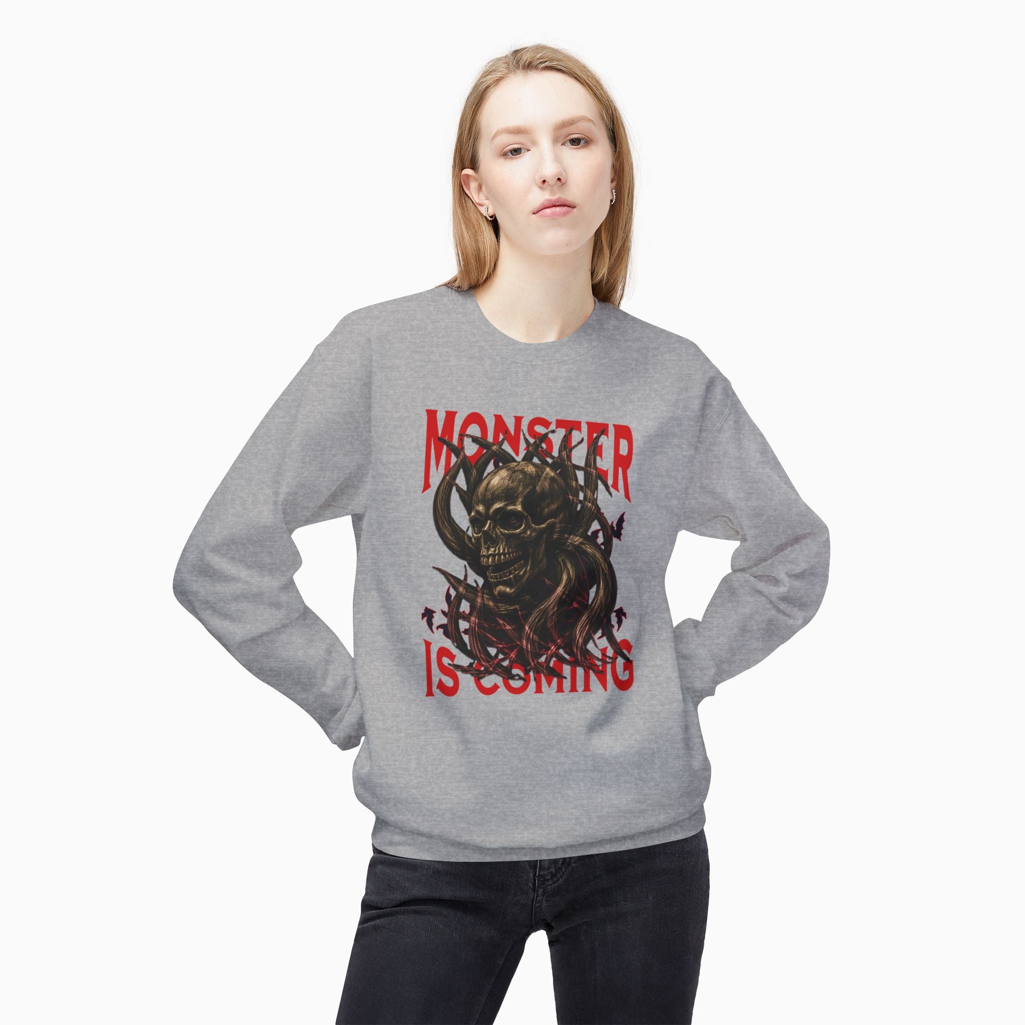 Ghost Monster is Coming Unisex Sweatshirt