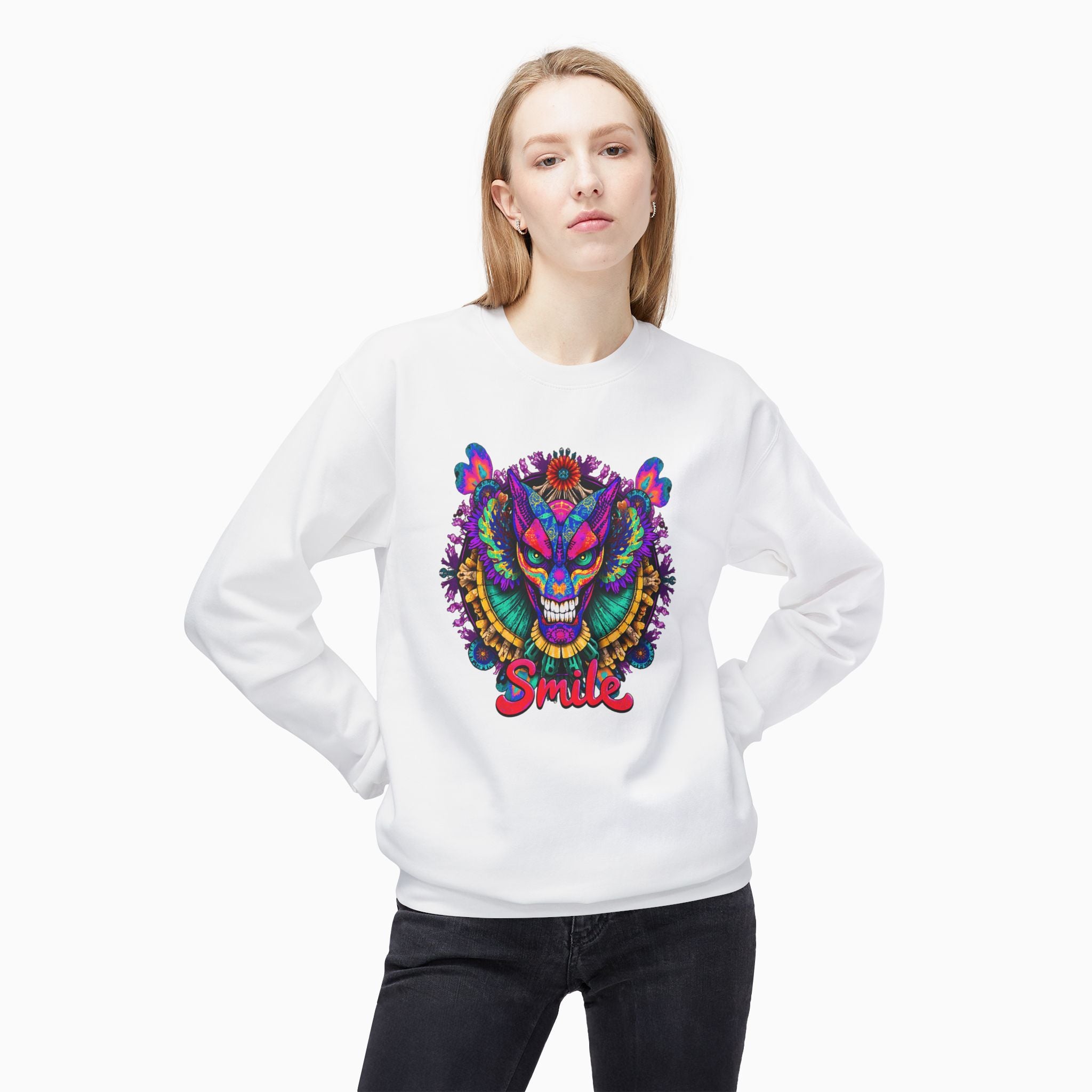 Dragon Smile Pixel Art Hoodie Sweatshirt: Exclusive Unisex Design