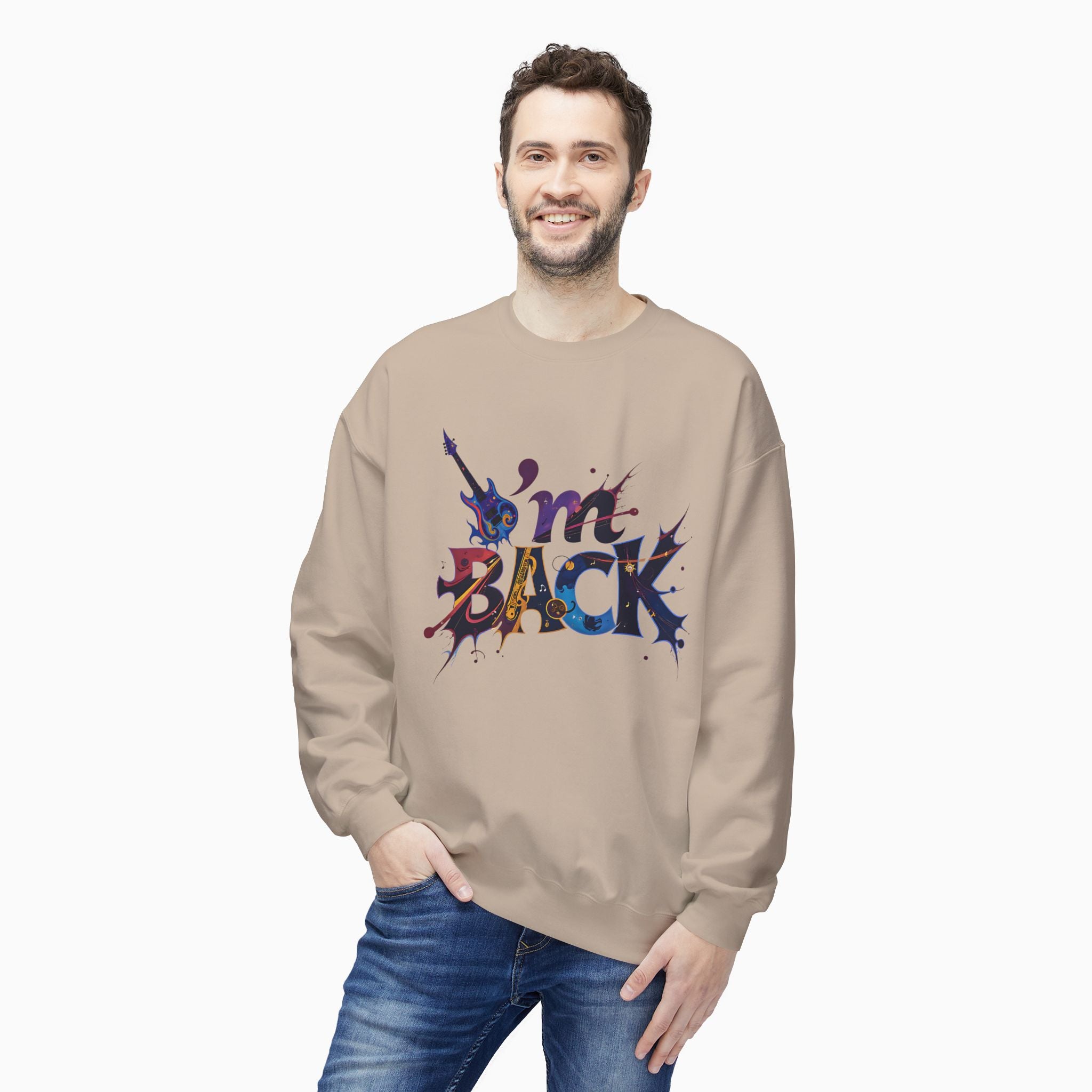 I'm Back Unisex Sweatshirt: Ultimate Comfort & Style by Woollieemix