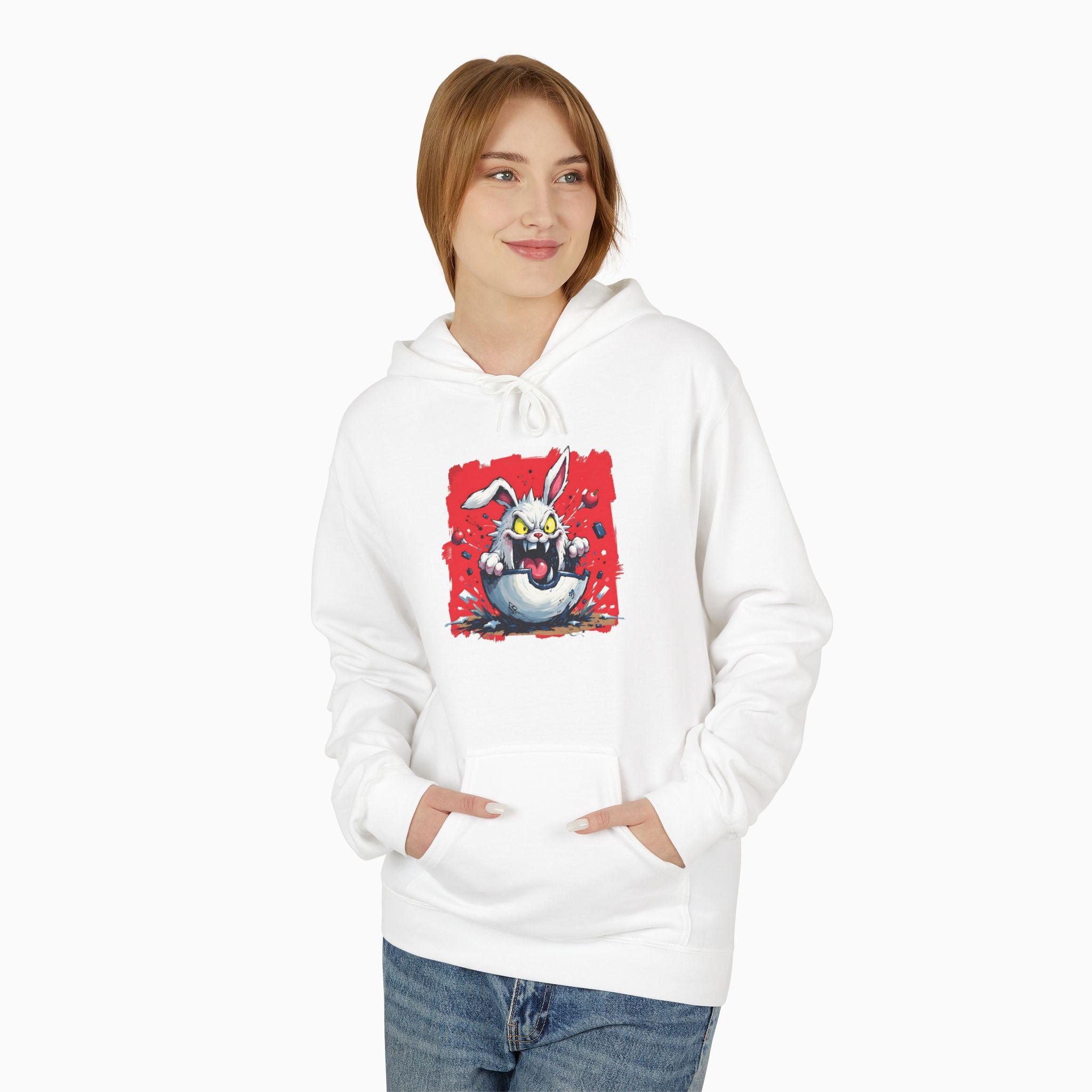 Crazy Rabbit Poké Ball Unisex Hoodie