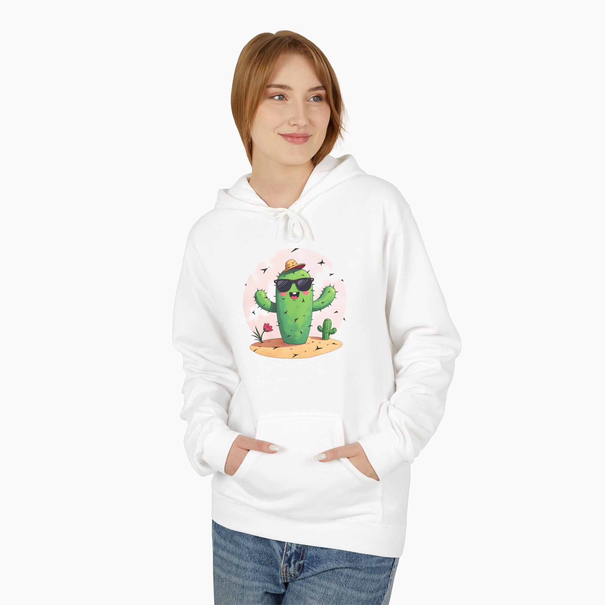 Wild Cute Cartoon Cactus Unisex Hoodie