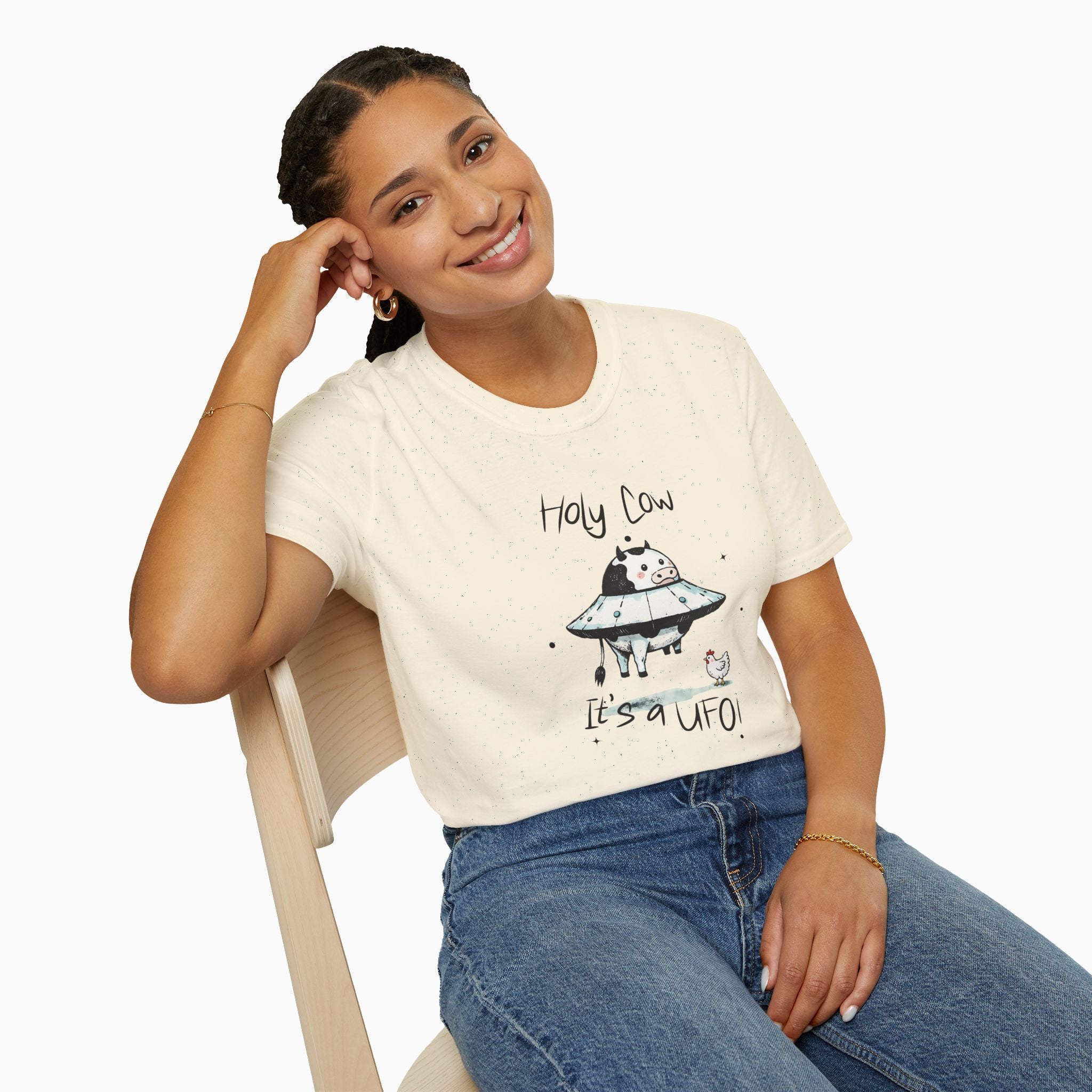 Holy Cow, It's a UFO Unisex T-Shirt