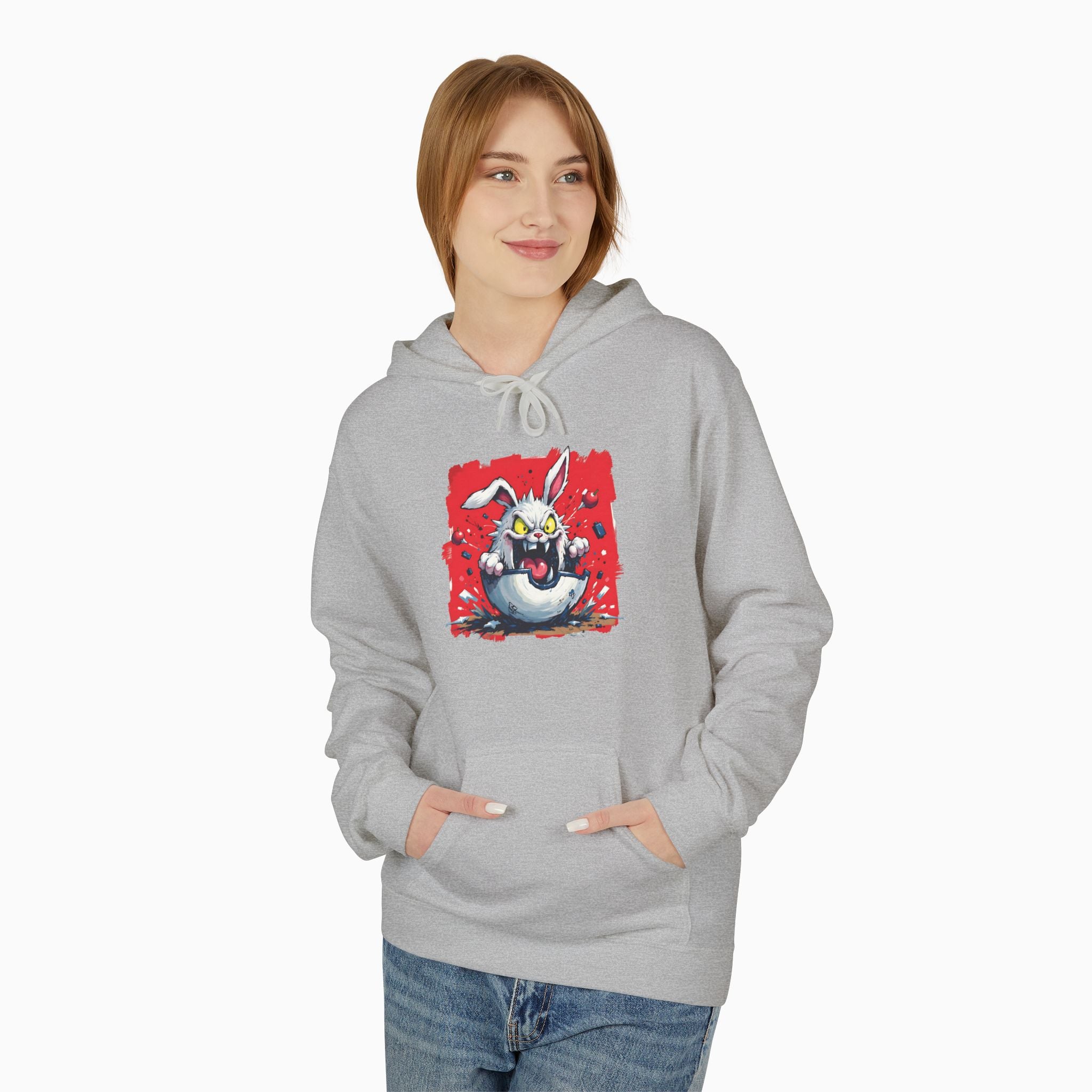 Crazy Rabbit Poké Ball Unisex Hoodie