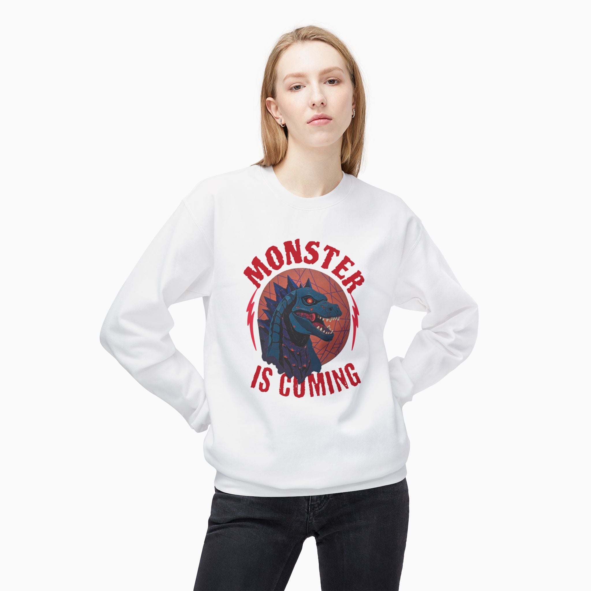Godzilla Monster is Coming Unisex Sweatshirt