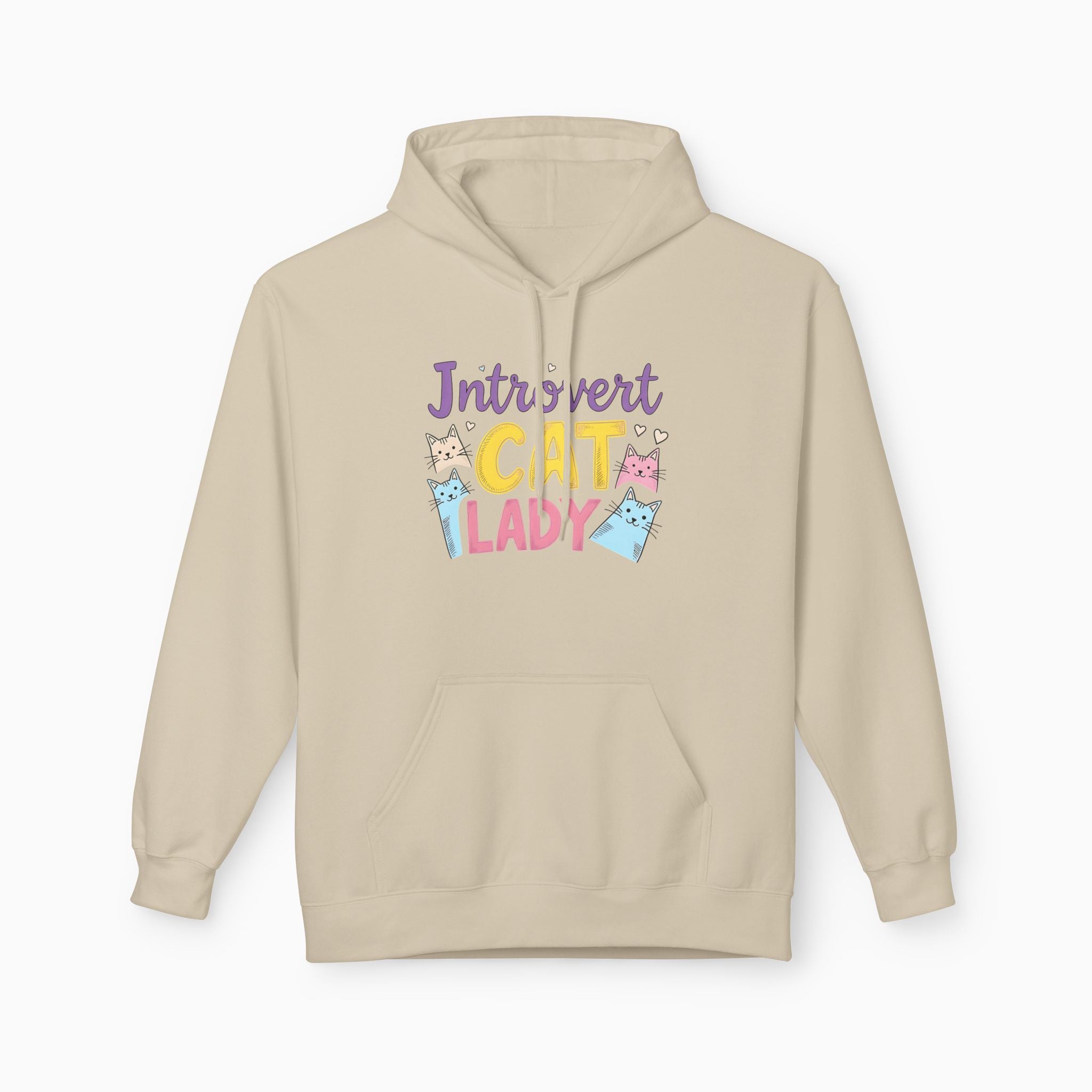 Introvert & Childless Cat Lady Unisex Hoodie