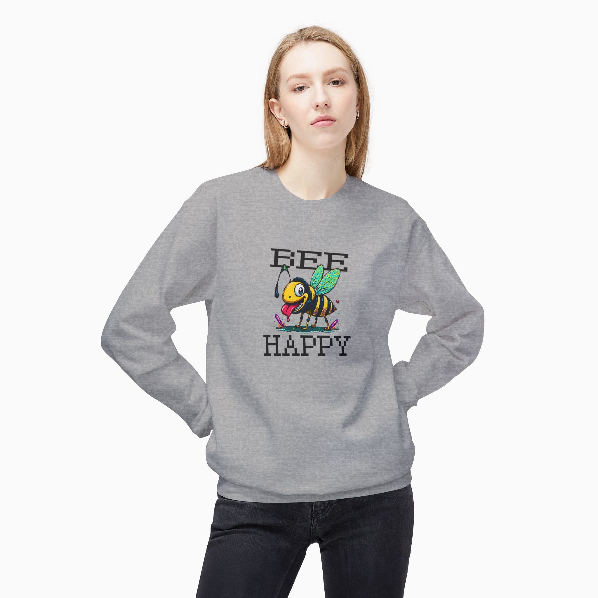 Bee Happy Unisex Sweatshirt
